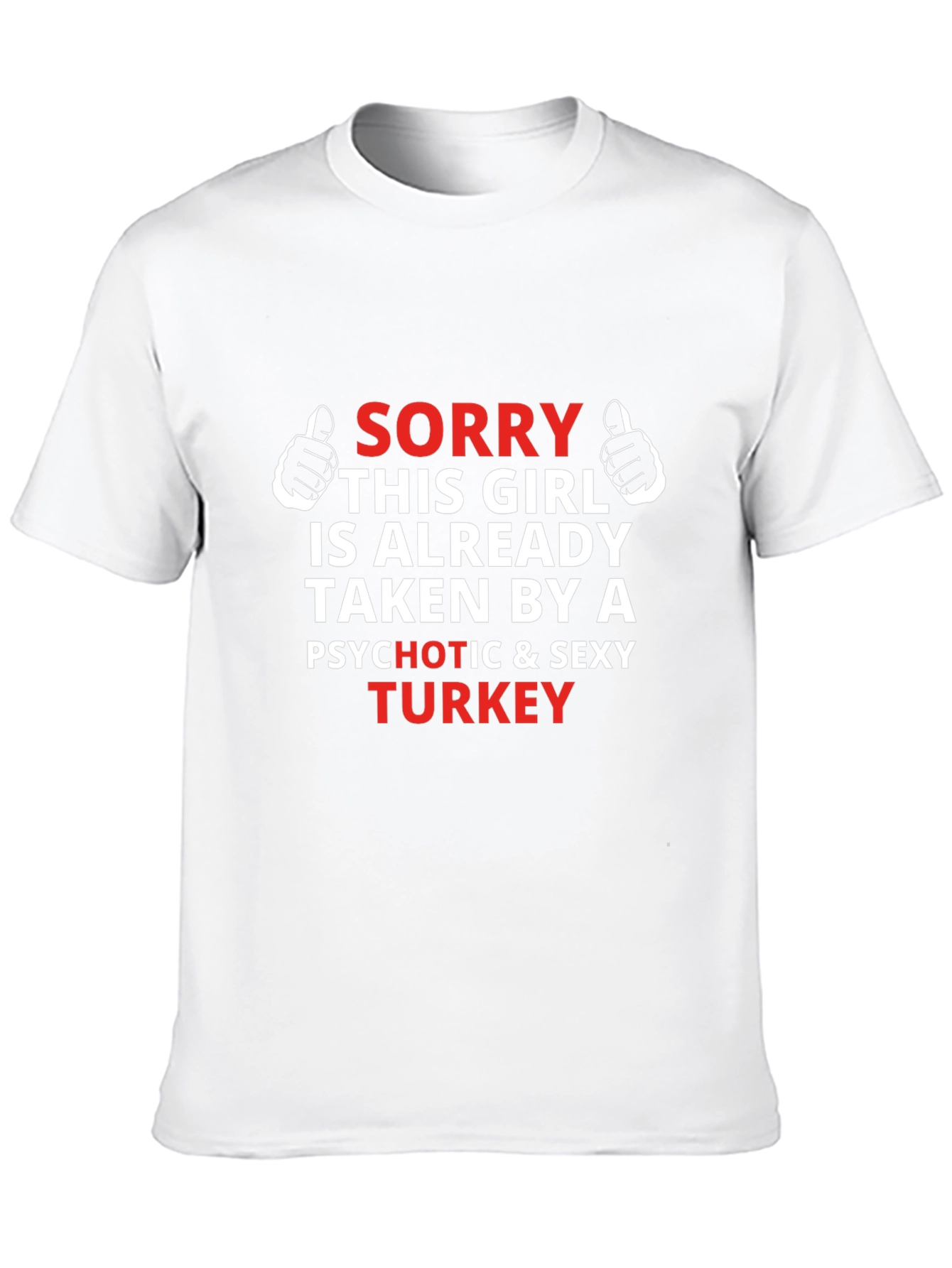 Funny Turkey Graphic T-Shirt