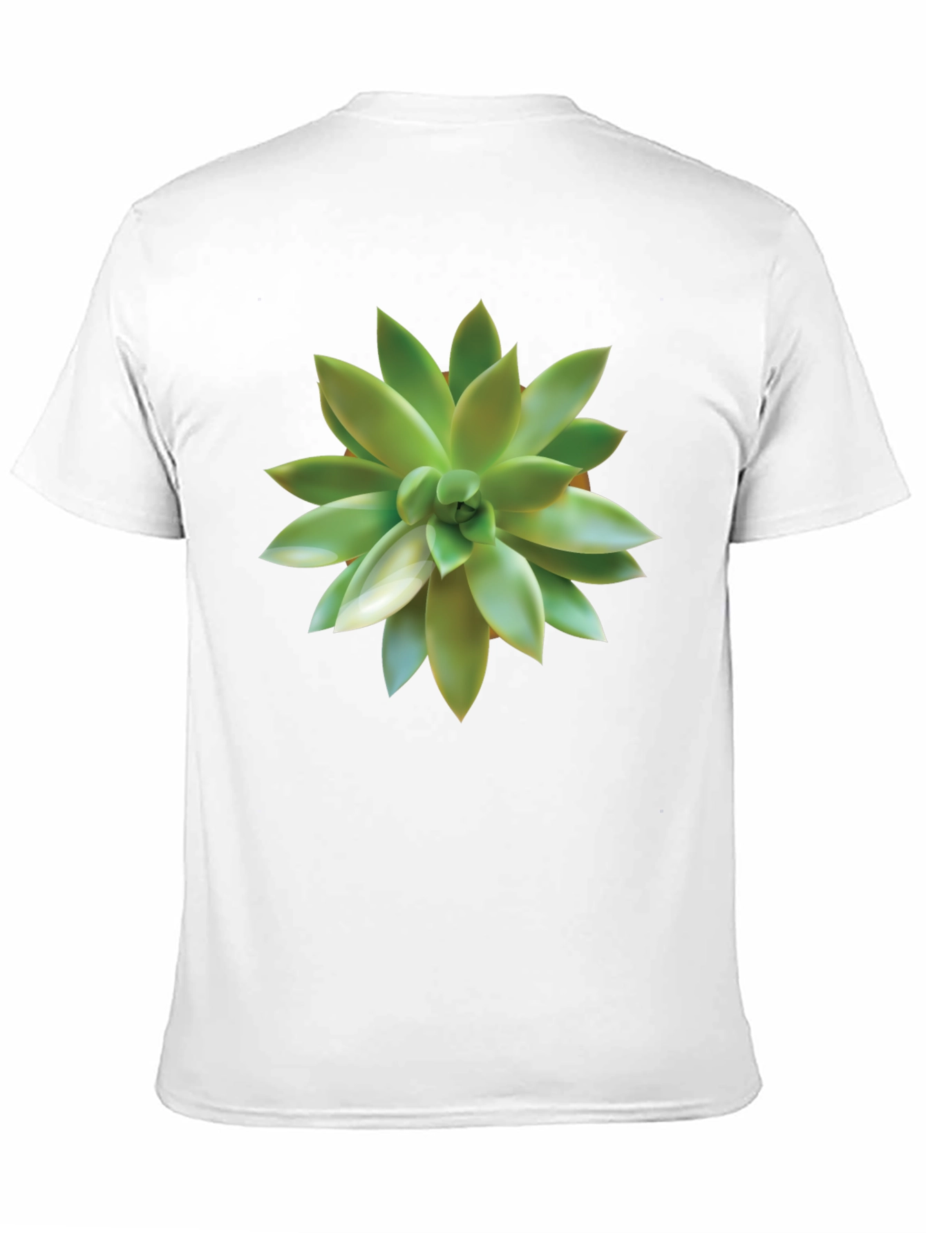 Succulent Graphic Black T-Shirt