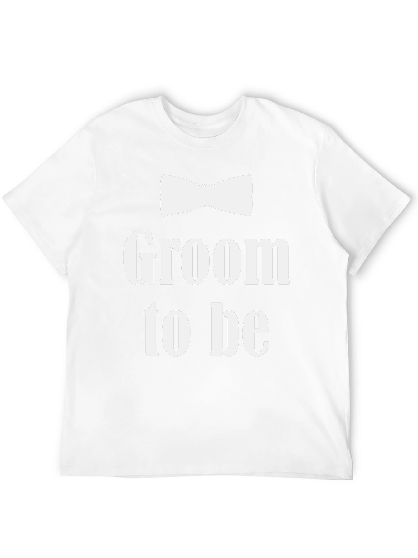 Groom To Be T-Shirt - Bow Tie Design