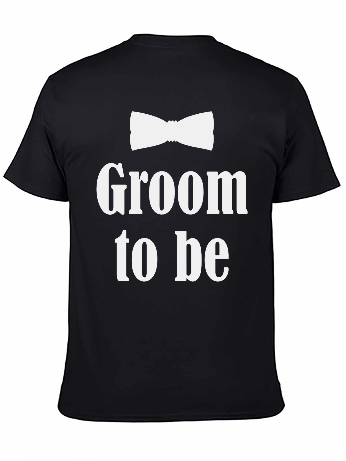 Groom To Be T-Shirt - Bow Tie Design
