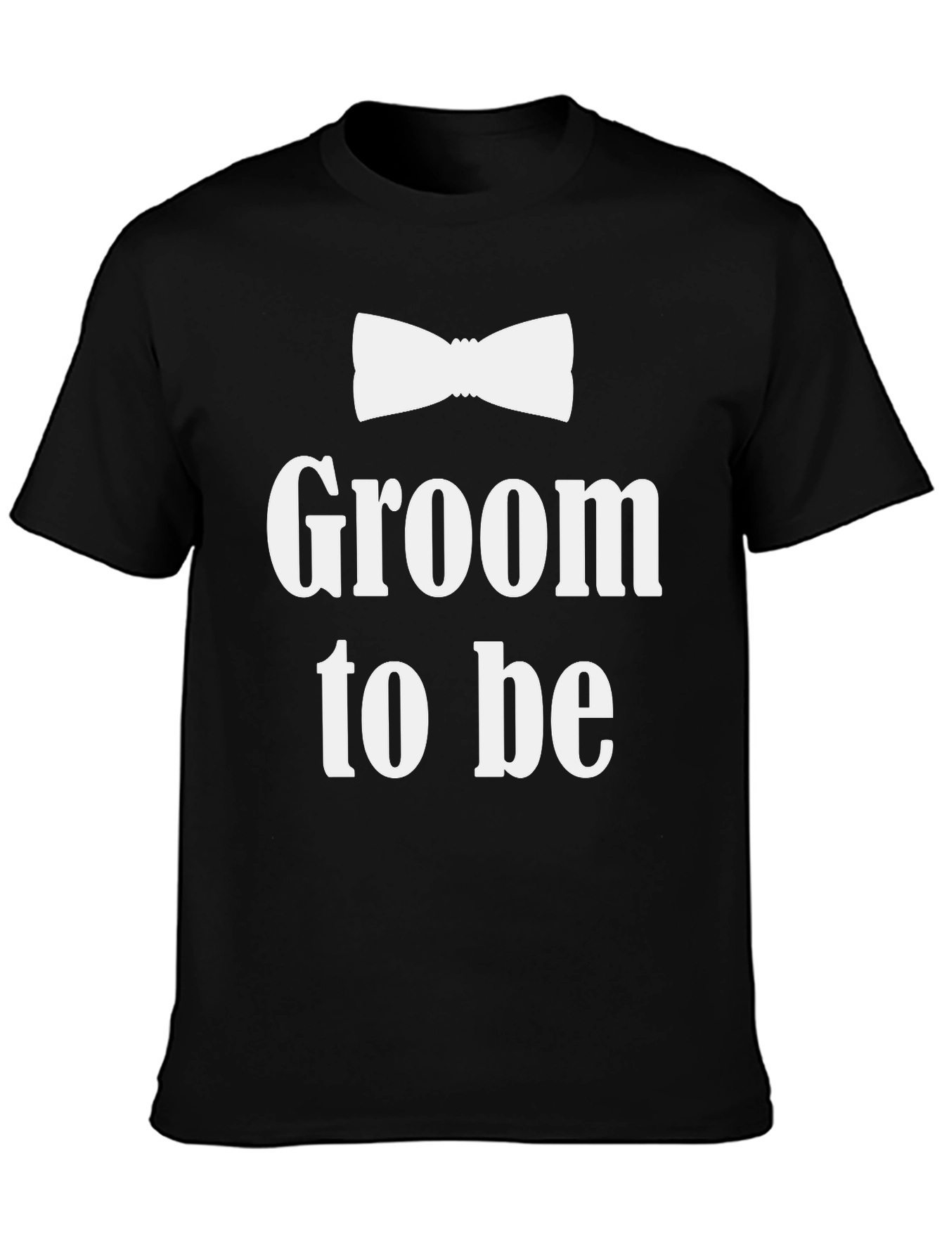 Groom To Be T-Shirt - Bow Tie Design