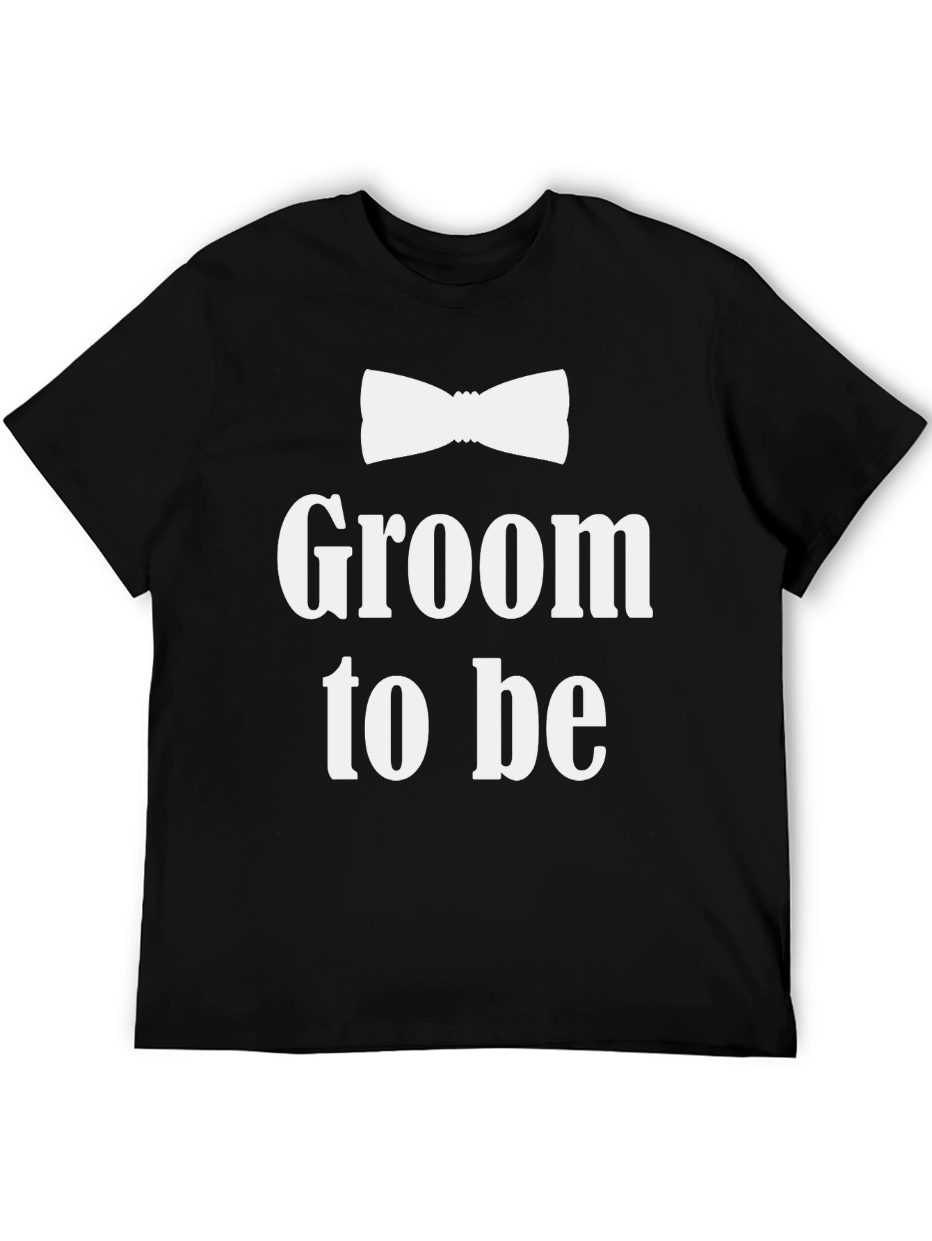 Groom To Be T-Shirt - Bow Tie Design