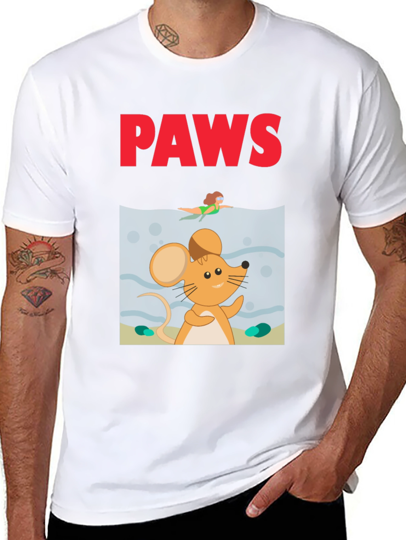 Paws Mouse T-Shirt