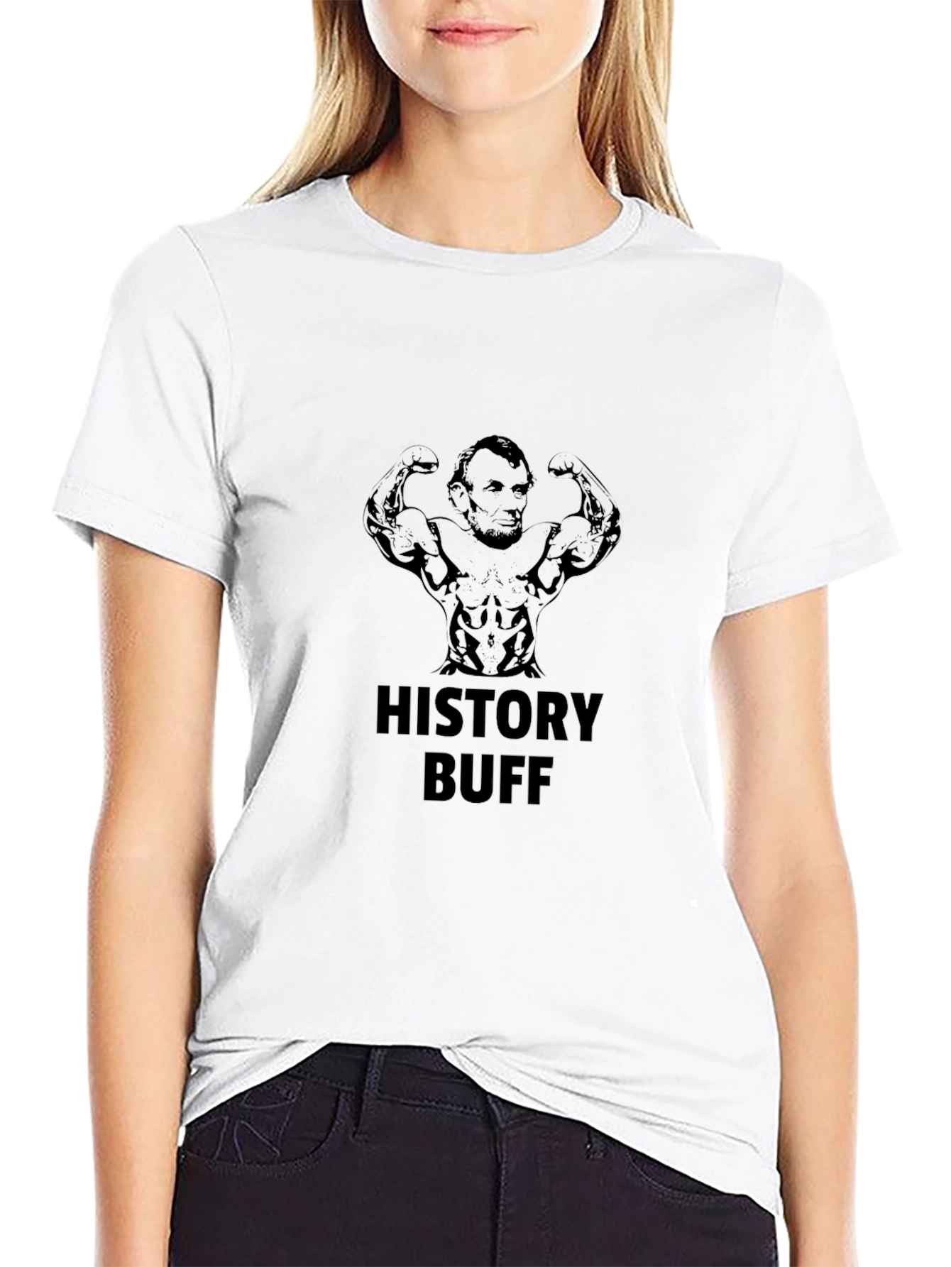 History Buff Bodybuilder T-Shirt - Black