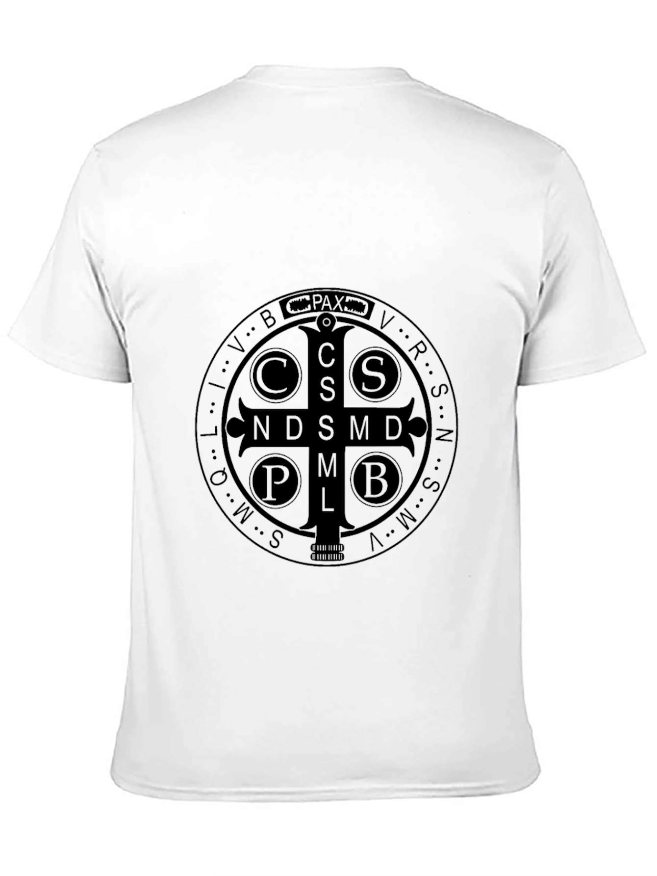 Benedictine Cross T-Shirt - Black