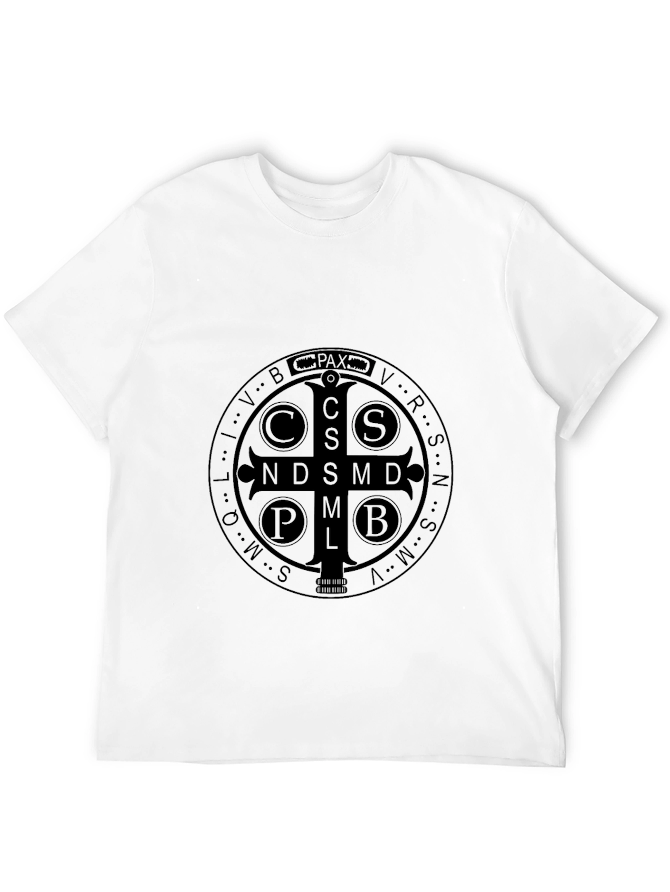 Benedictine Cross T-Shirt - Black