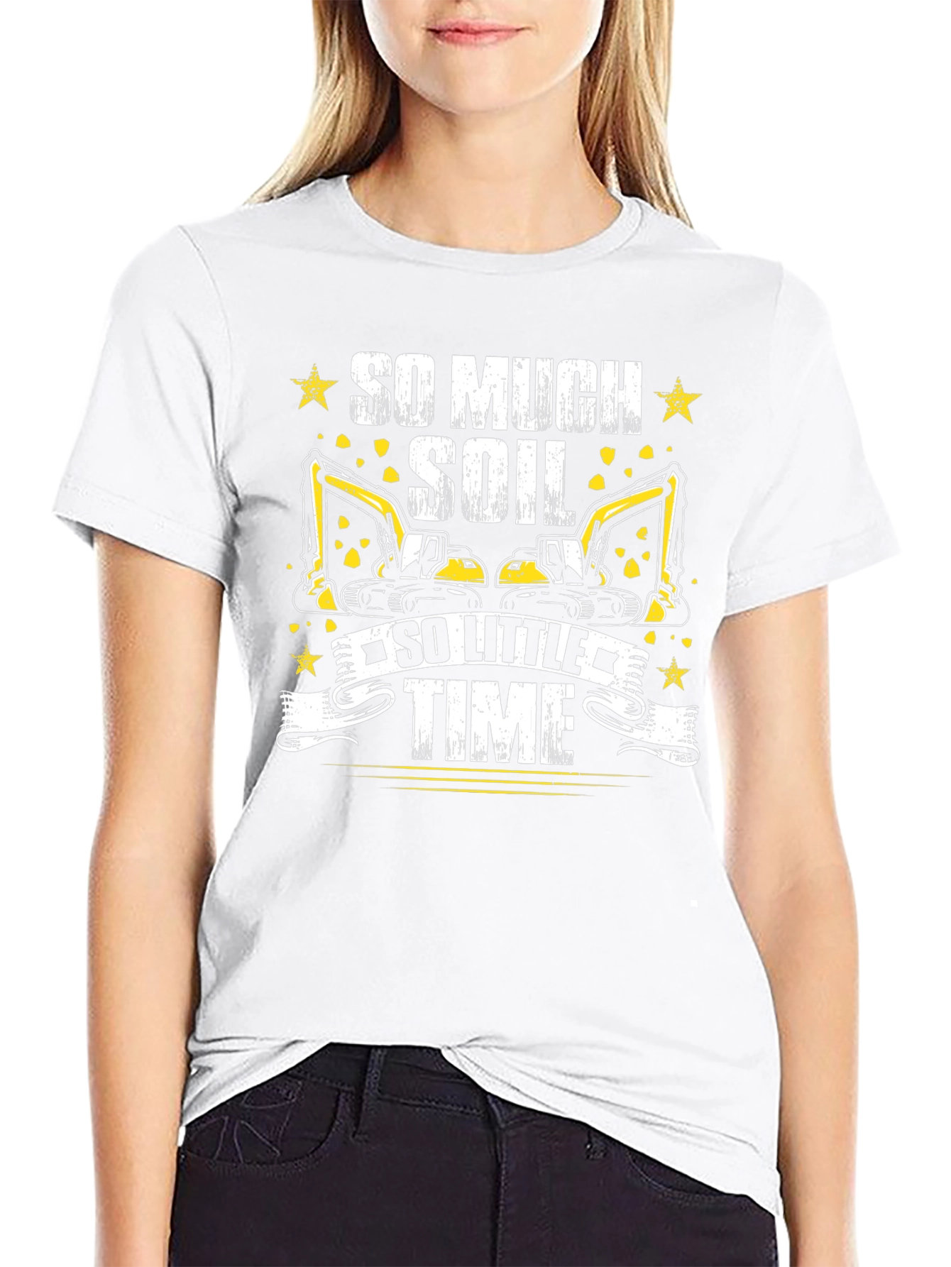So Much Soil So Little Time Black T-Shirt
