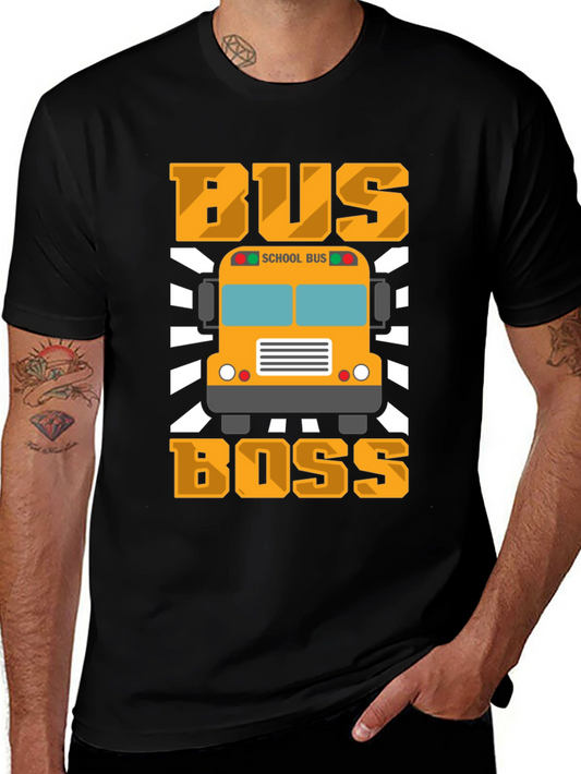 Bus Boss T-Shirt - School Bus Driver Apparel