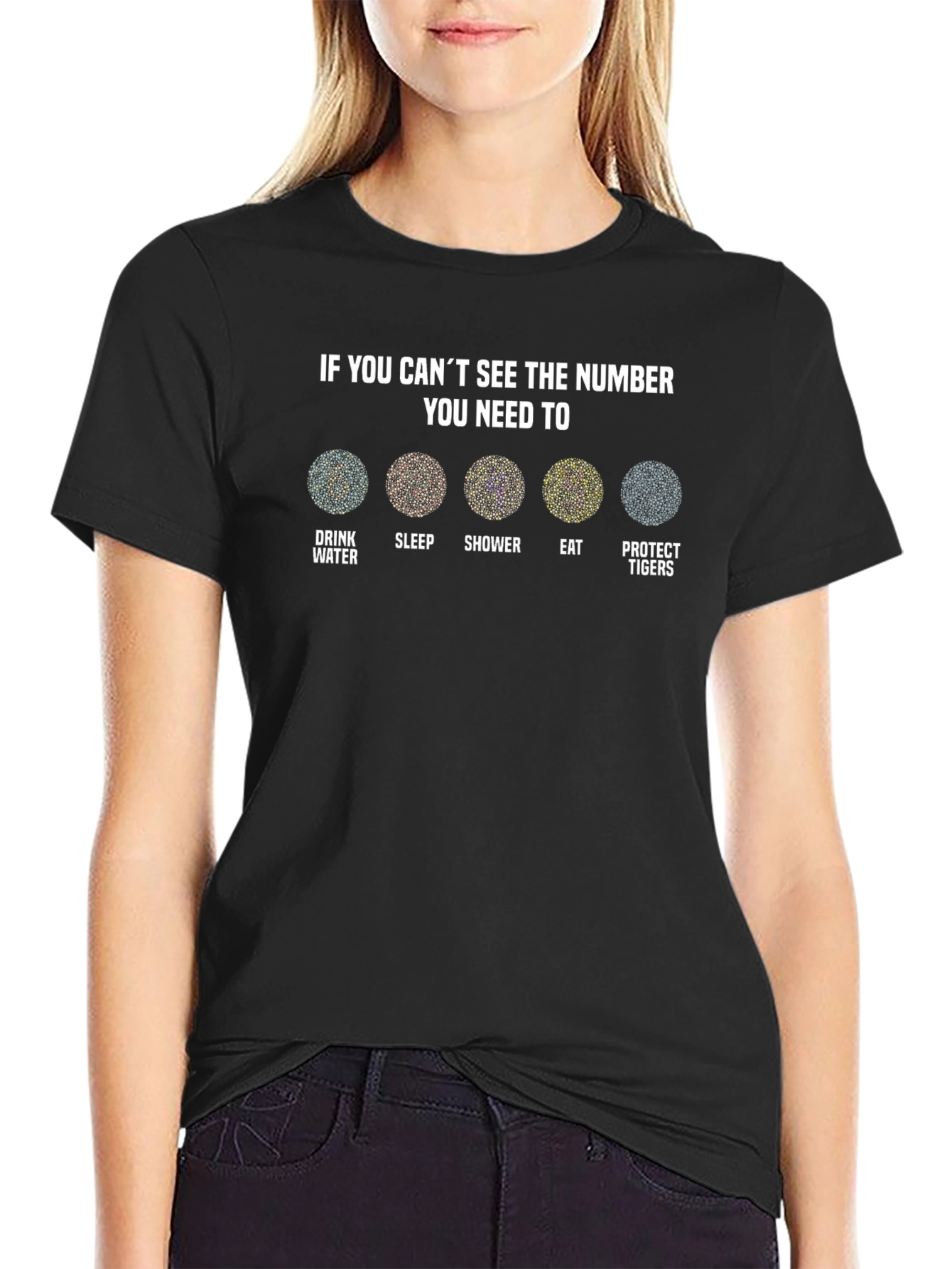 Needs T-Shirt: Drink Sleep Shower Eat Protect Tigers