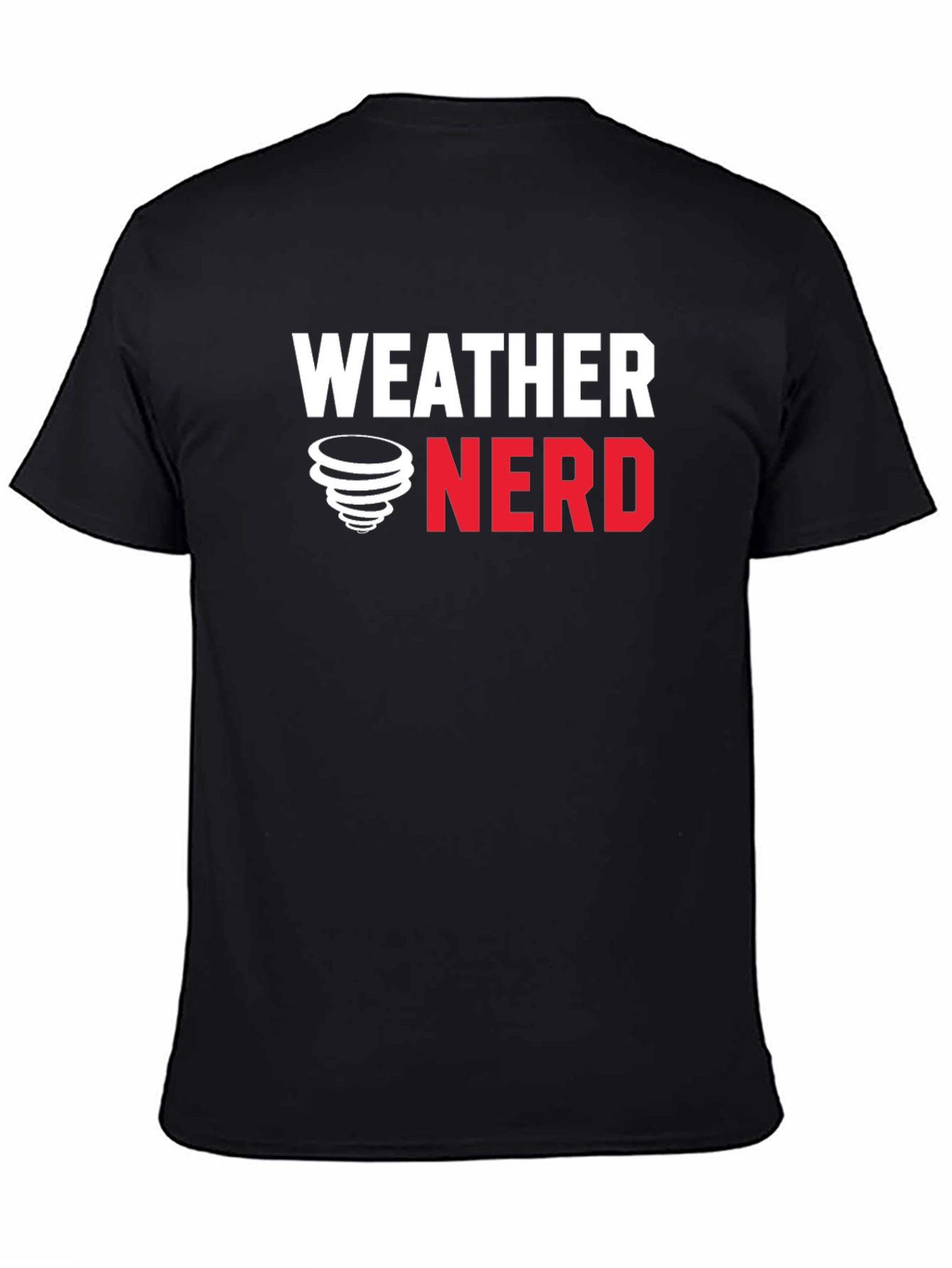 Weather Nerd T-Shirt - Black Cotton Tee