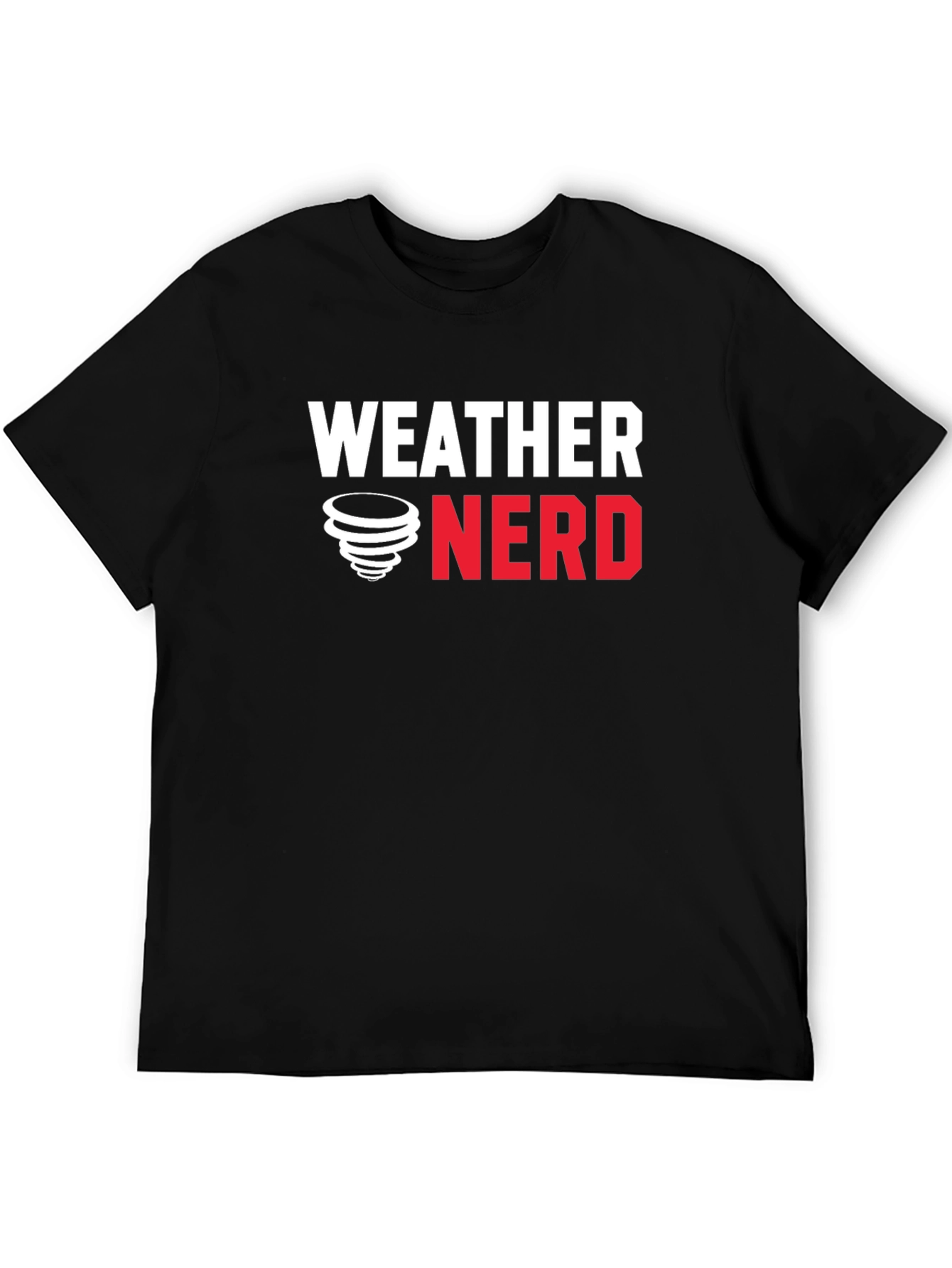 Weather Nerd T-Shirt - Black Cotton Tee