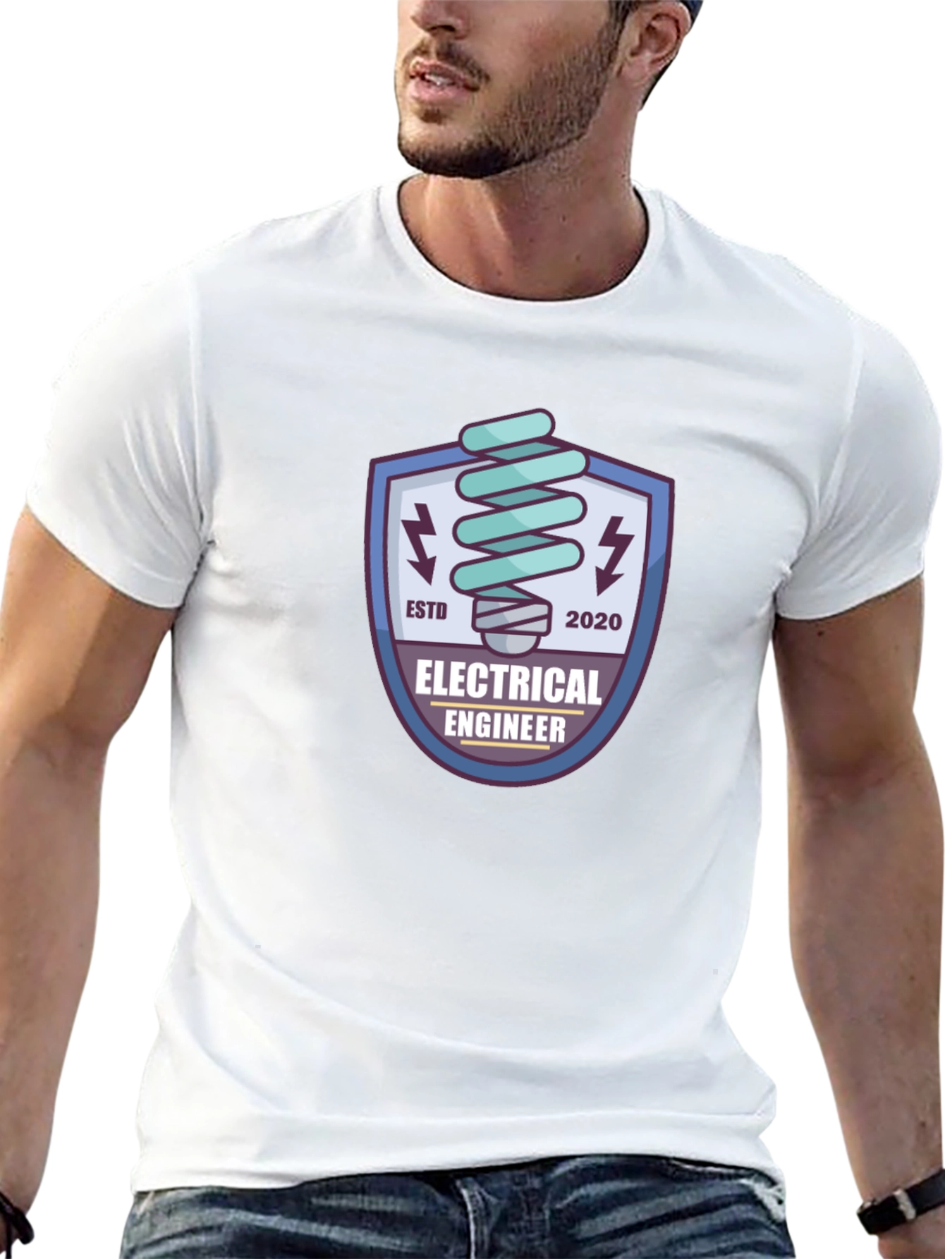 Electrical Engineer ESTD 2020 T-Shirt
