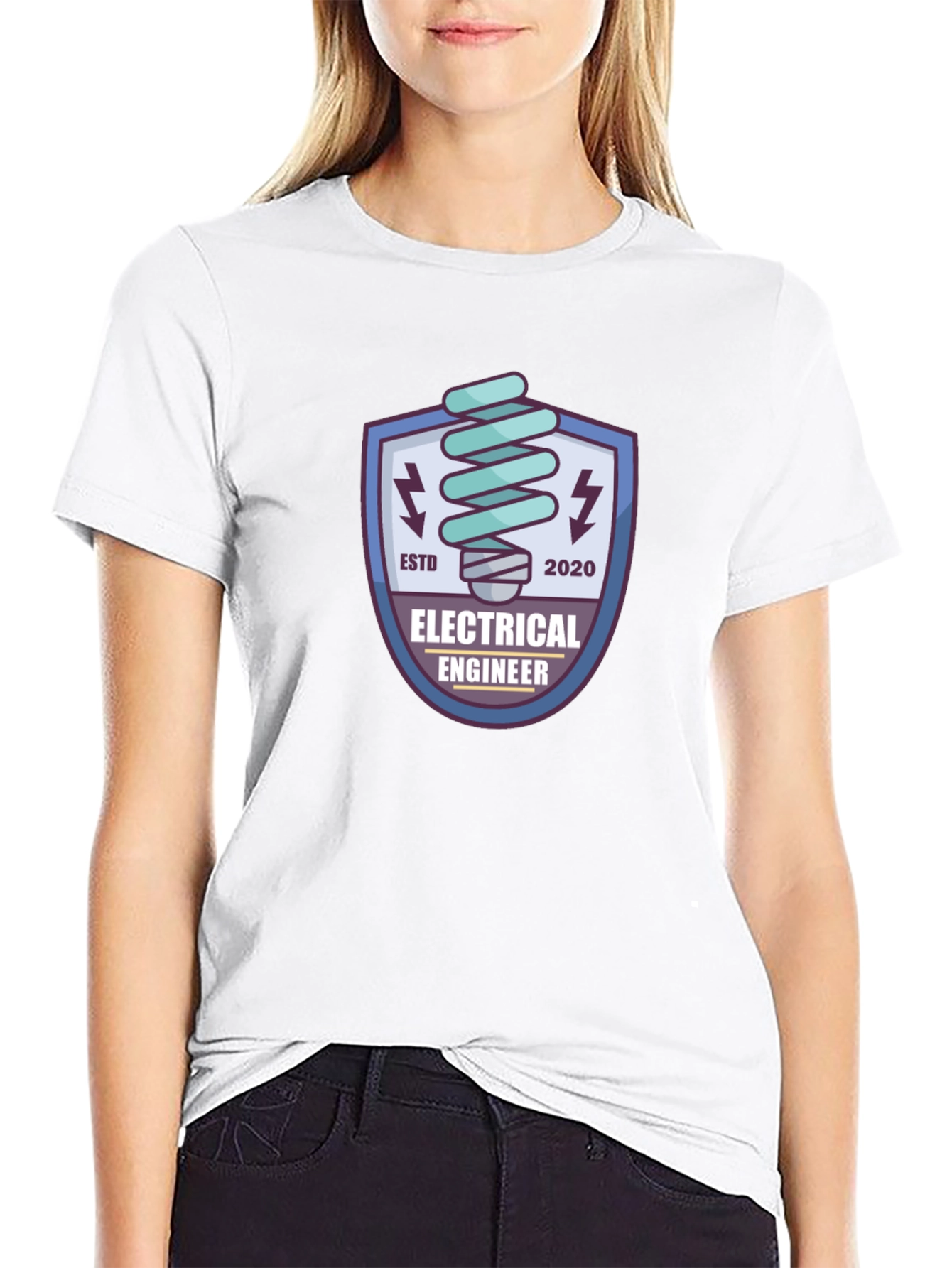 Electrical Engineer ESTD 2020 T-Shirt