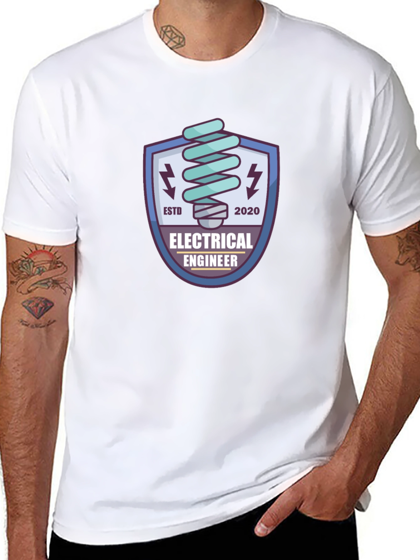 Electrical Engineer ESTD 2020 T-Shirt