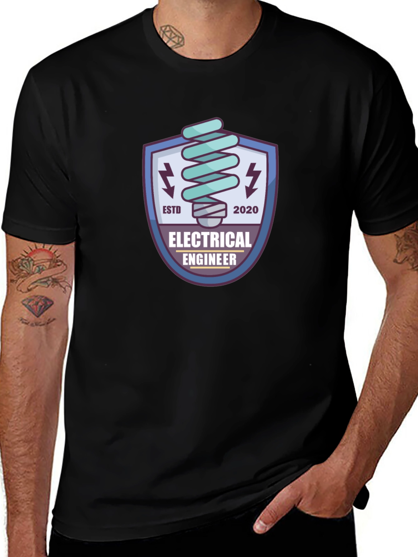 Electrical Engineer ESTD 2020 T-Shirt