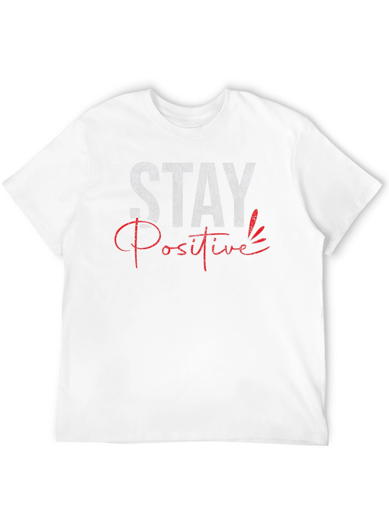 Stay Positive Graphic Tee - Trendy Mens T-Shirt