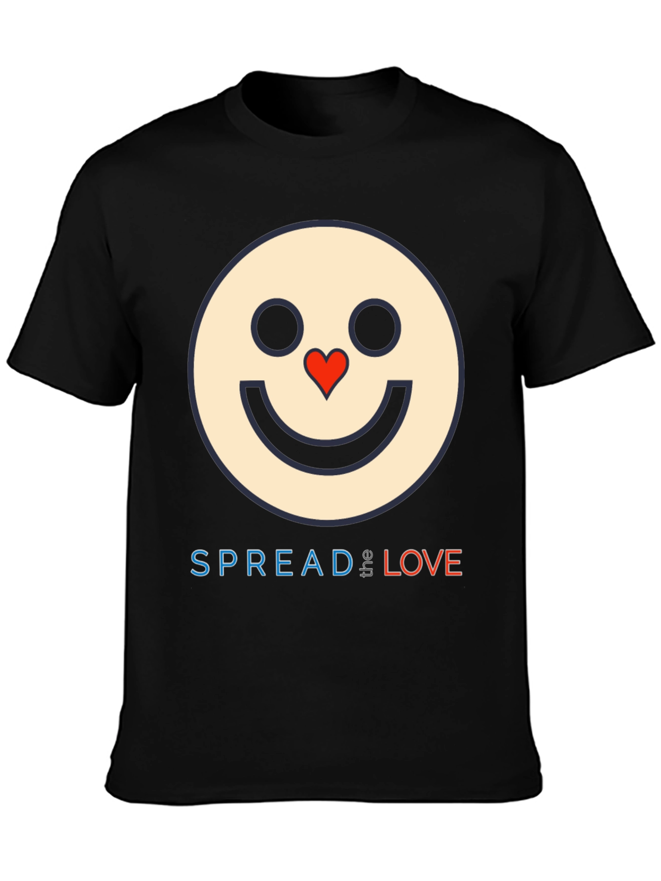 Spread Love Graphic T-Shirt - Black