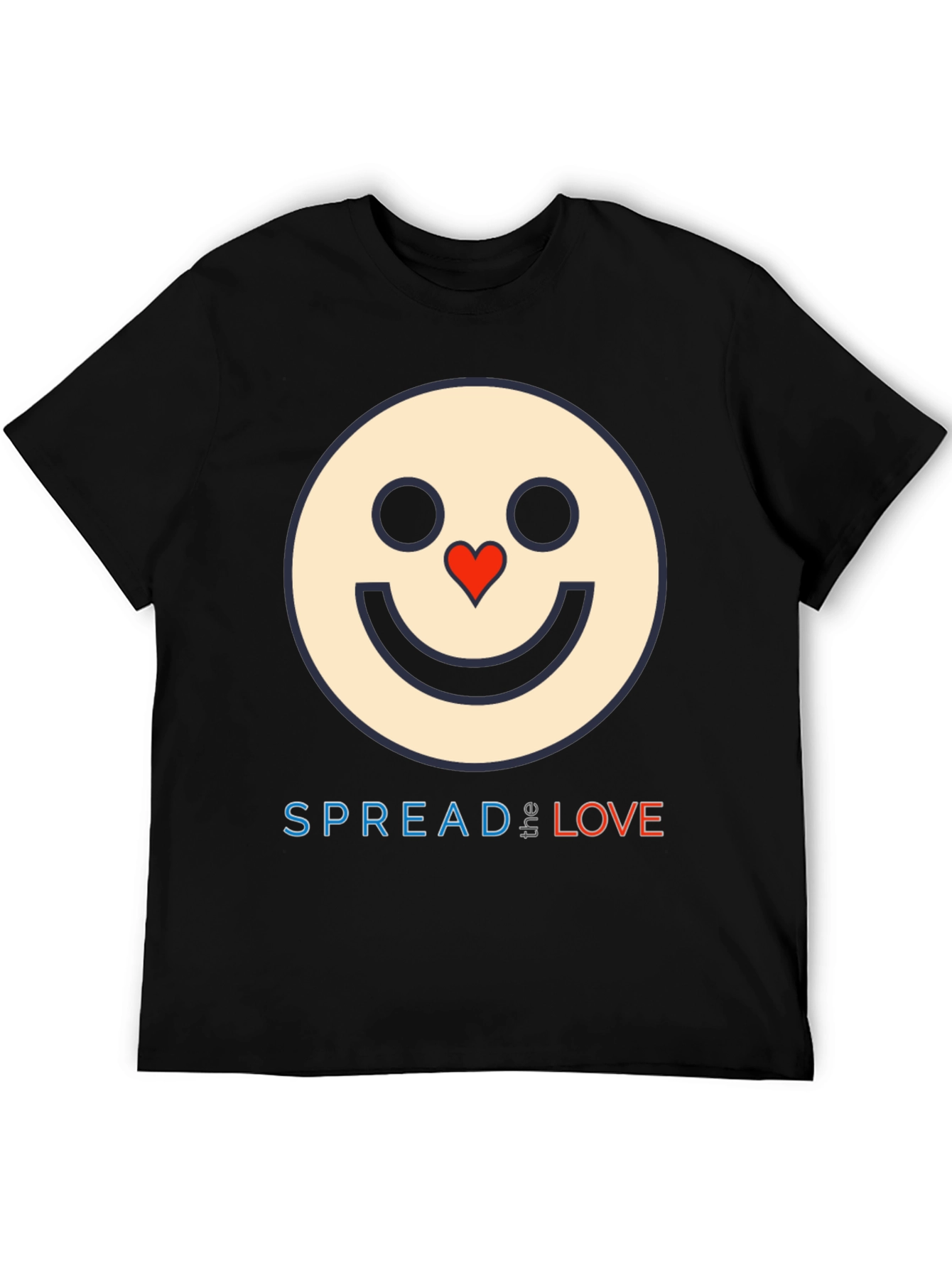 Spread Love Graphic T-Shirt - Black