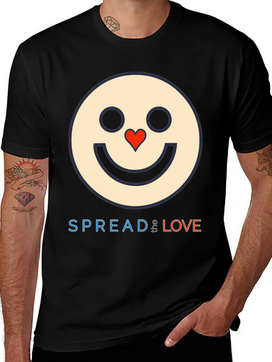 Spread Love Graphic T-Shirt - Black