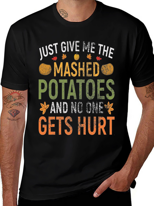 Mashed Potatoes Funny Thanksgiving T-Shirt
