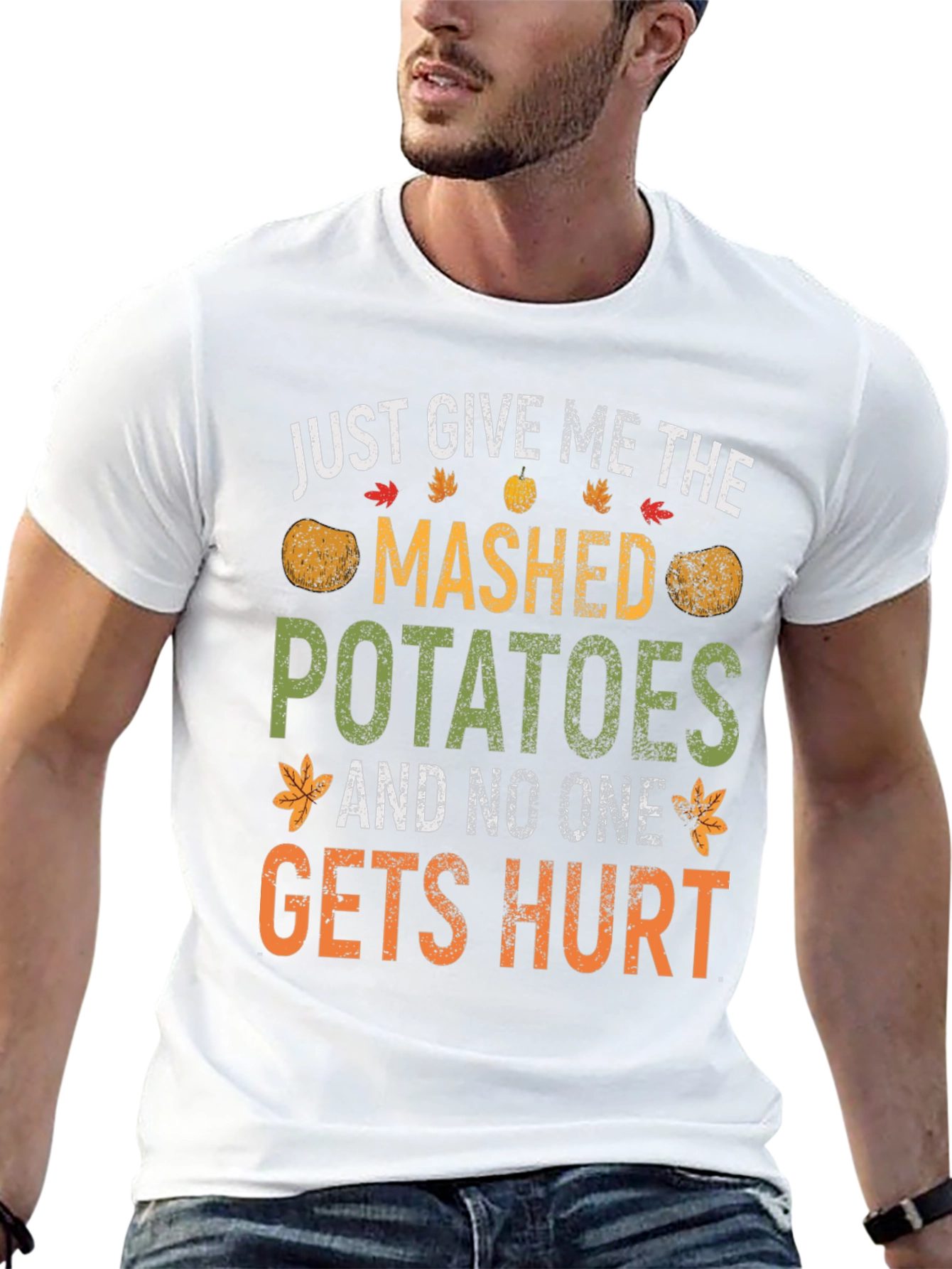 Mashed Potatoes Funny Thanksgiving T-Shirt
