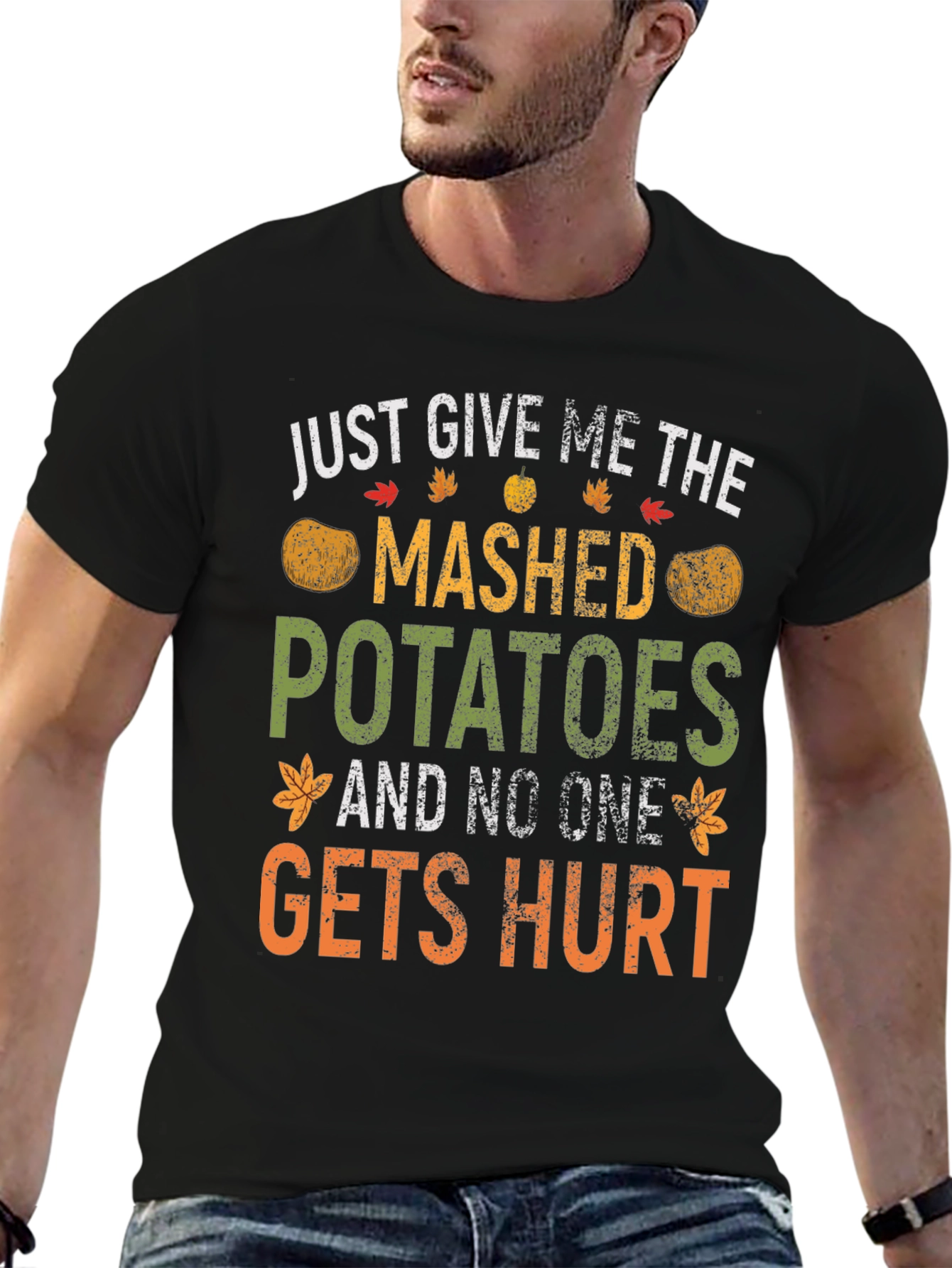 Mashed Potatoes Funny Thanksgiving T-Shirt