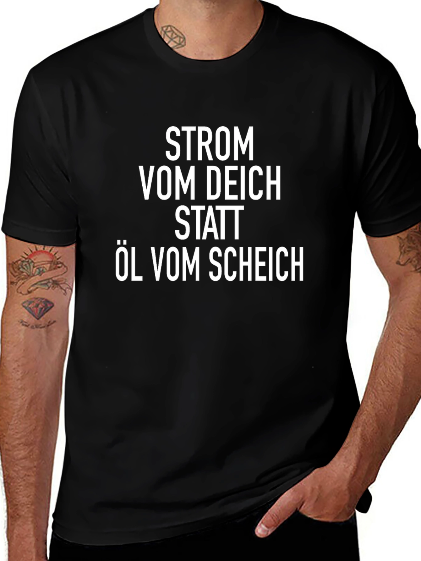 Strom Vom Deich Tee - Humorous T-Shirt
