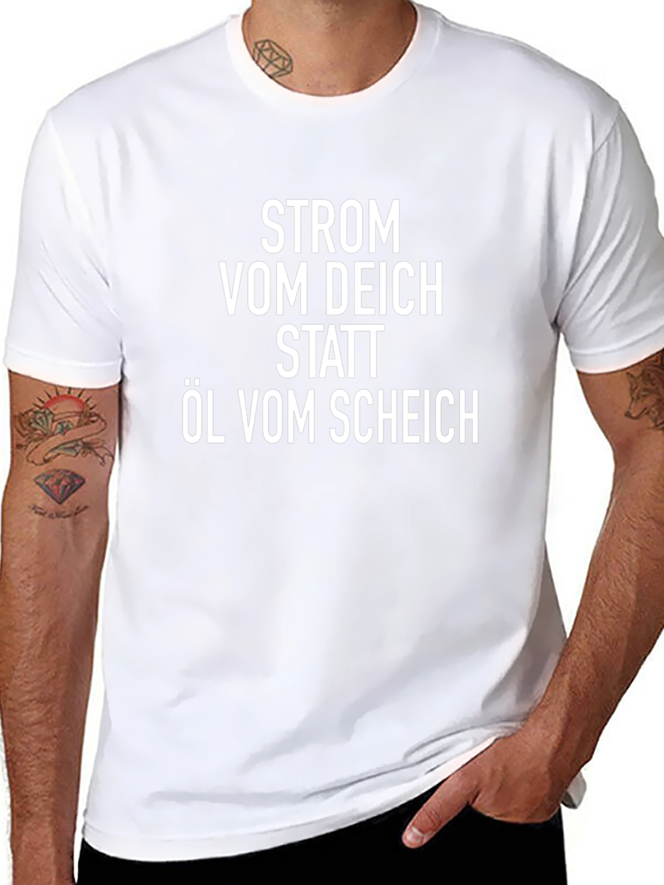 Strom Vom Deich Tee - Humorous T-Shirt