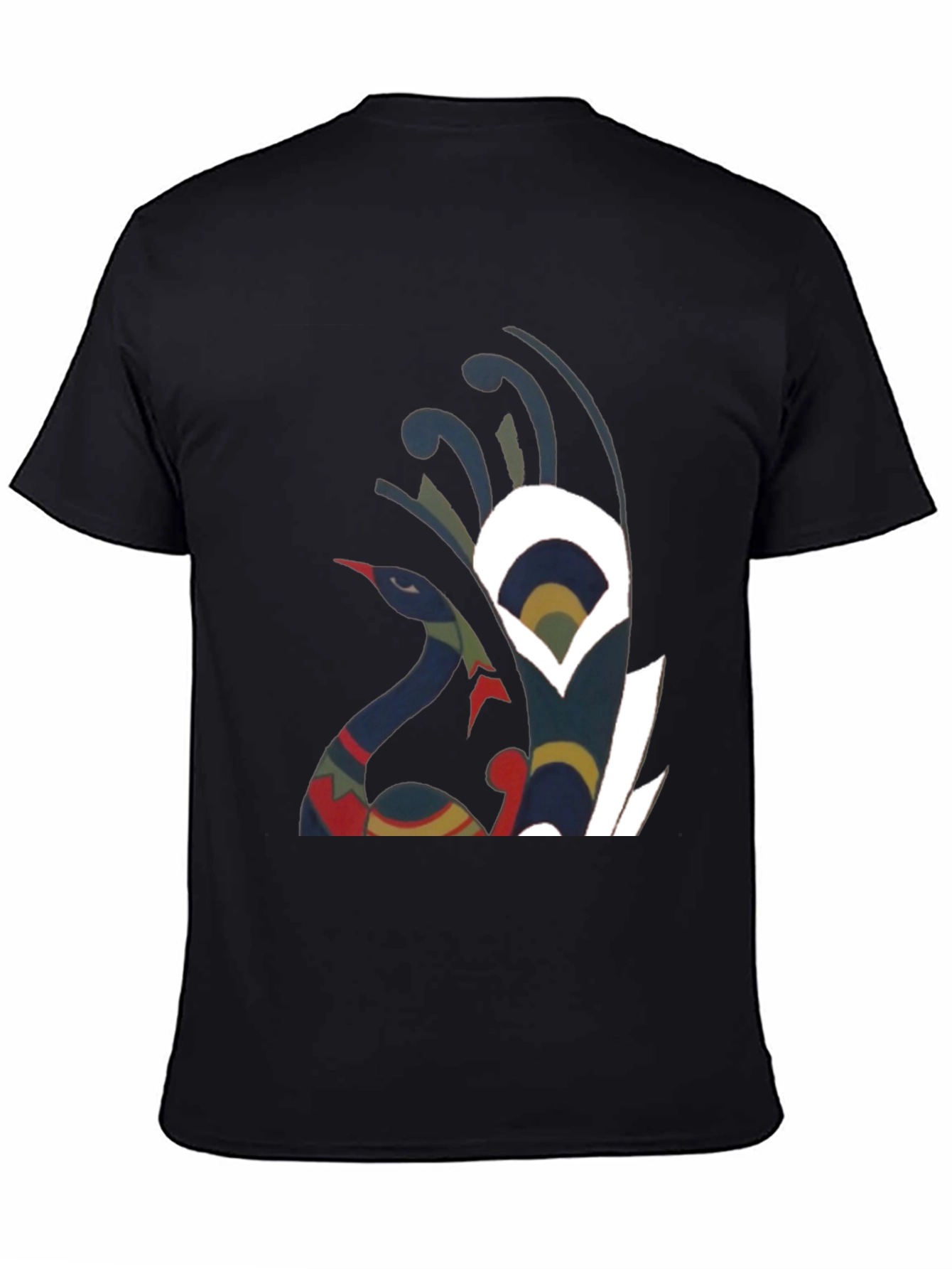 Abstract Bird Graphic Tee - Unique Style