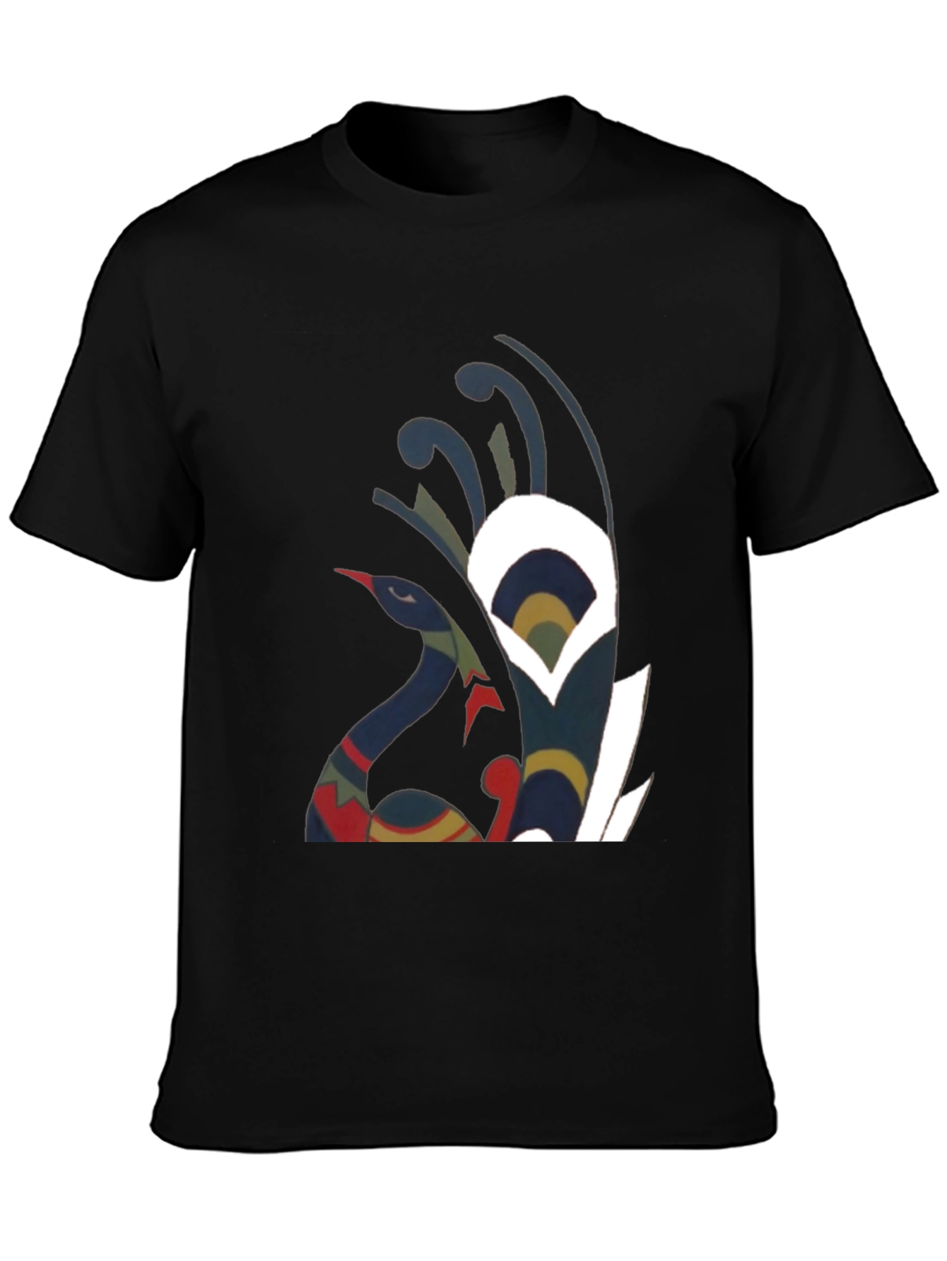 Abstract Bird Graphic Tee - Unique Style