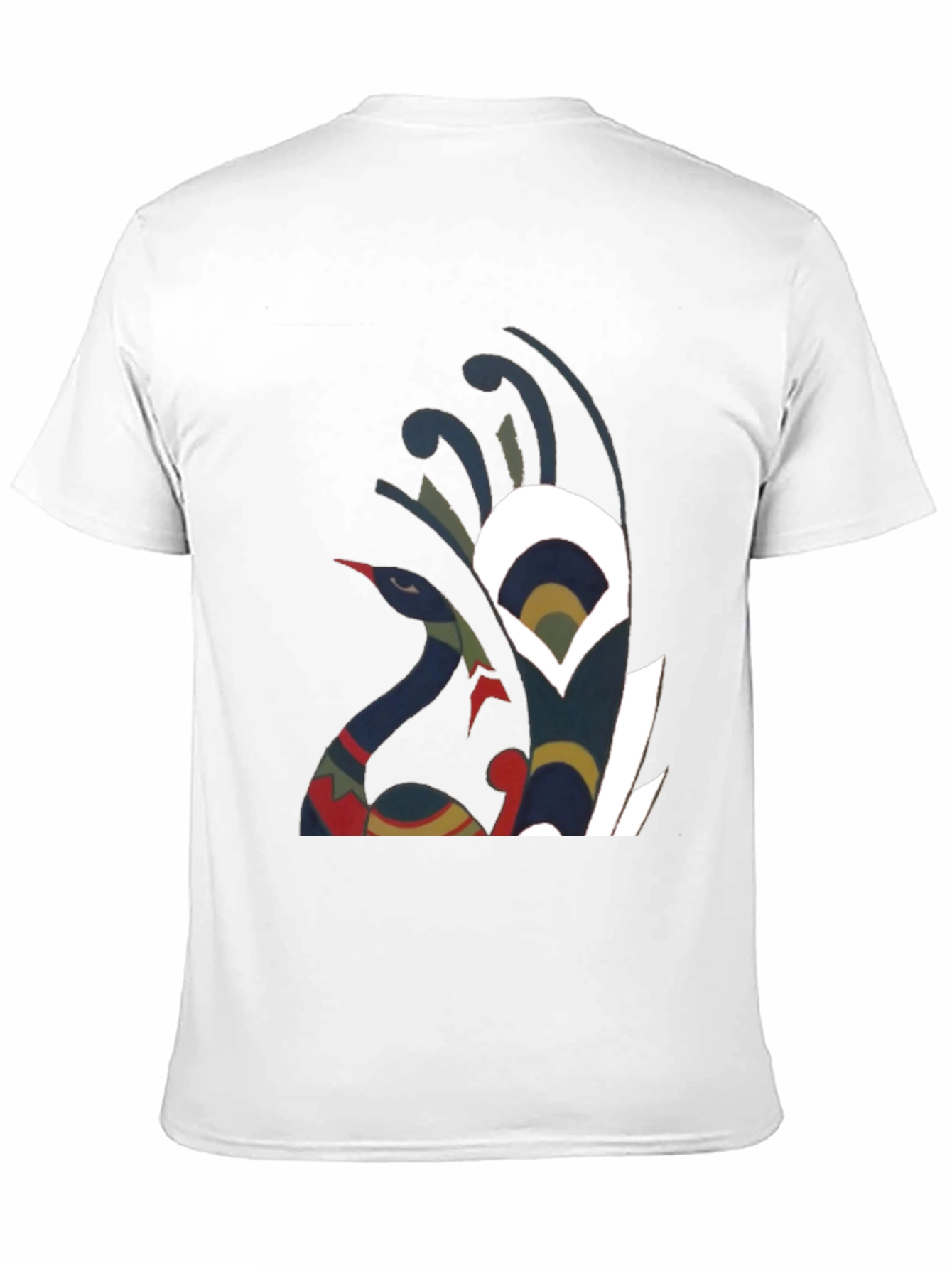 Abstract Bird Graphic Tee - Unique Style