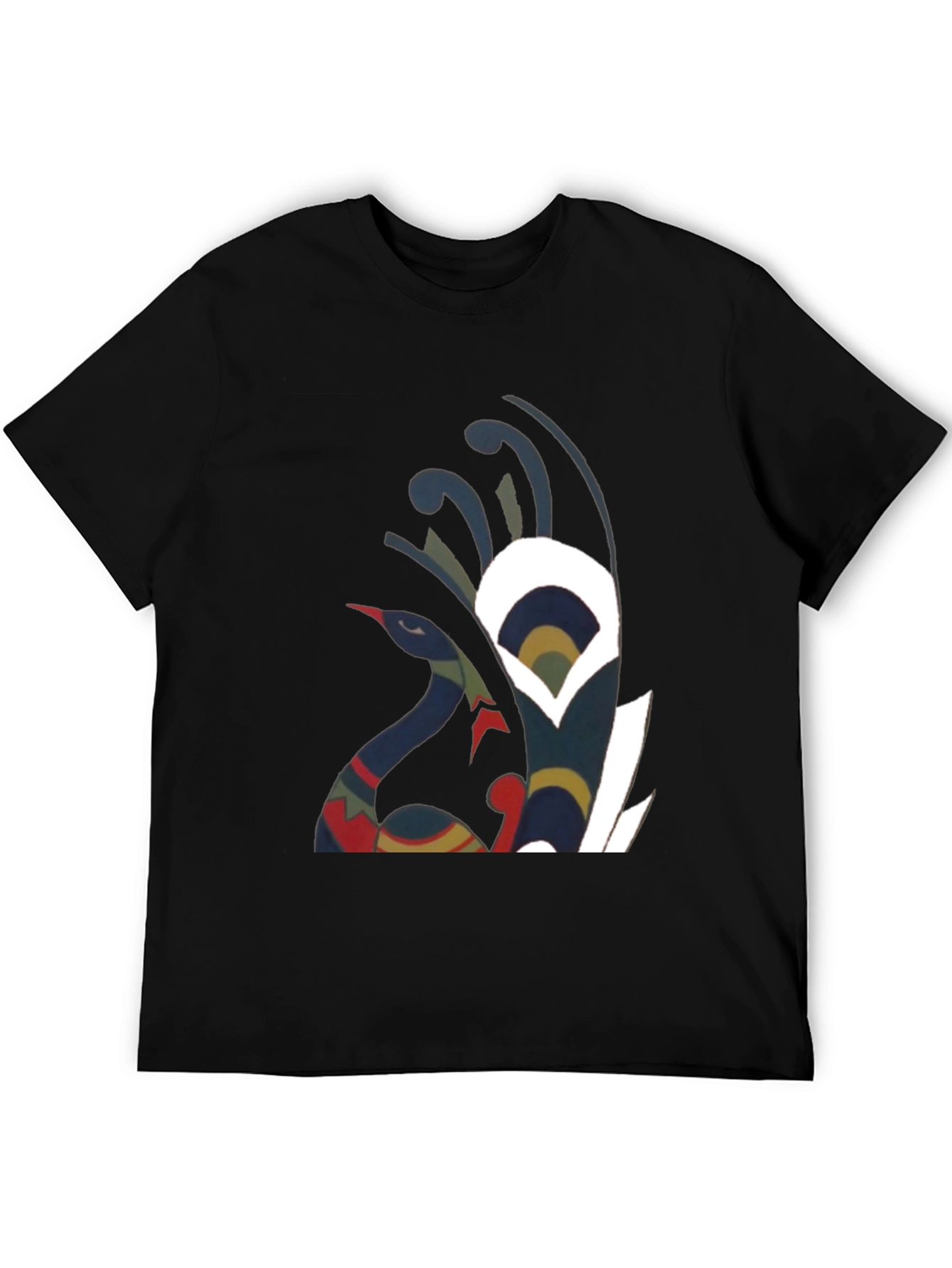 Abstract Bird Graphic Tee - Unique Style