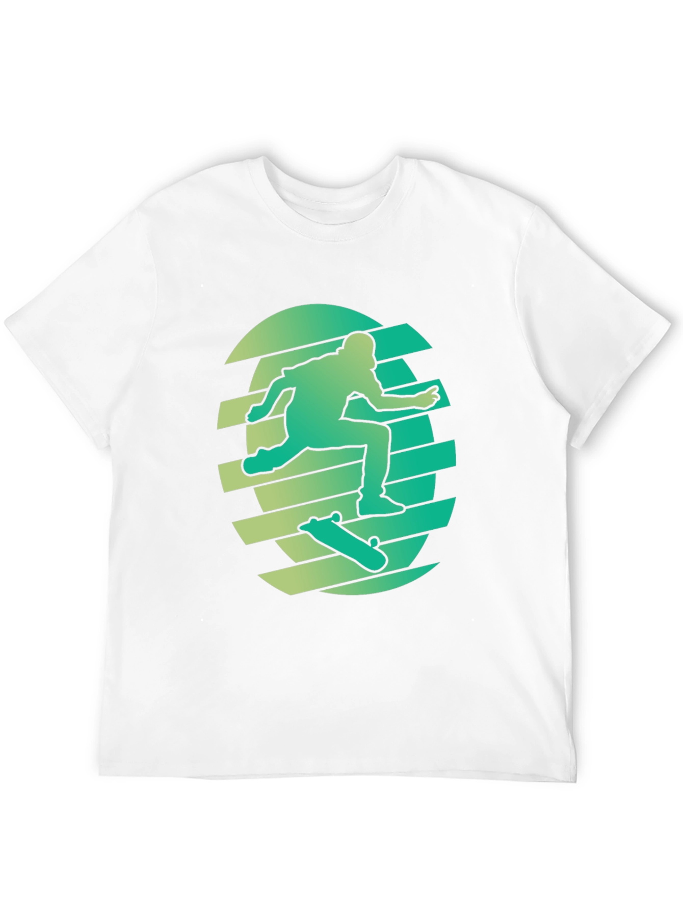 Skateboarder Graphic Tee - Cool Style