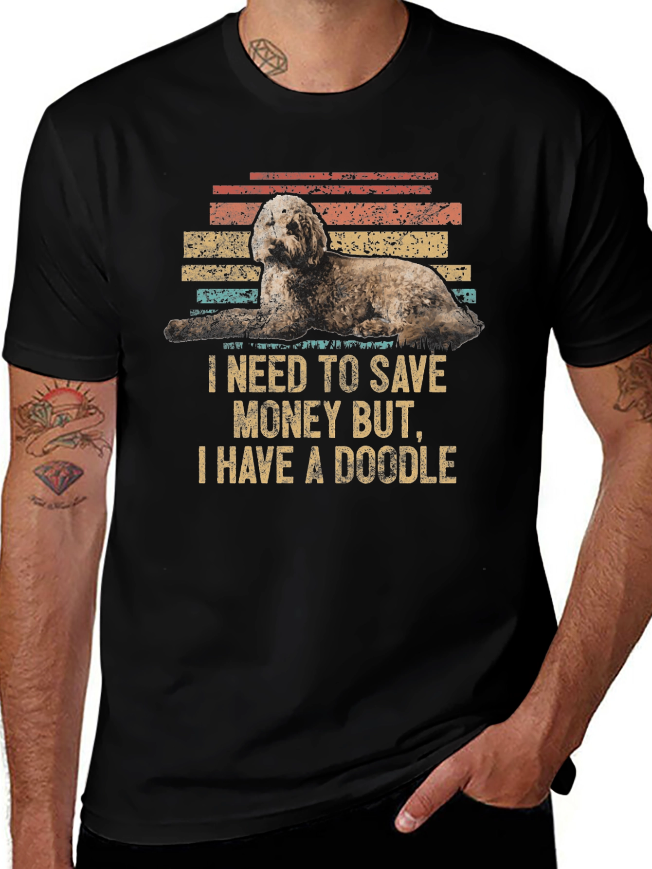 Doodle Dog T-Shirt - Save Money Funny Pet Tee