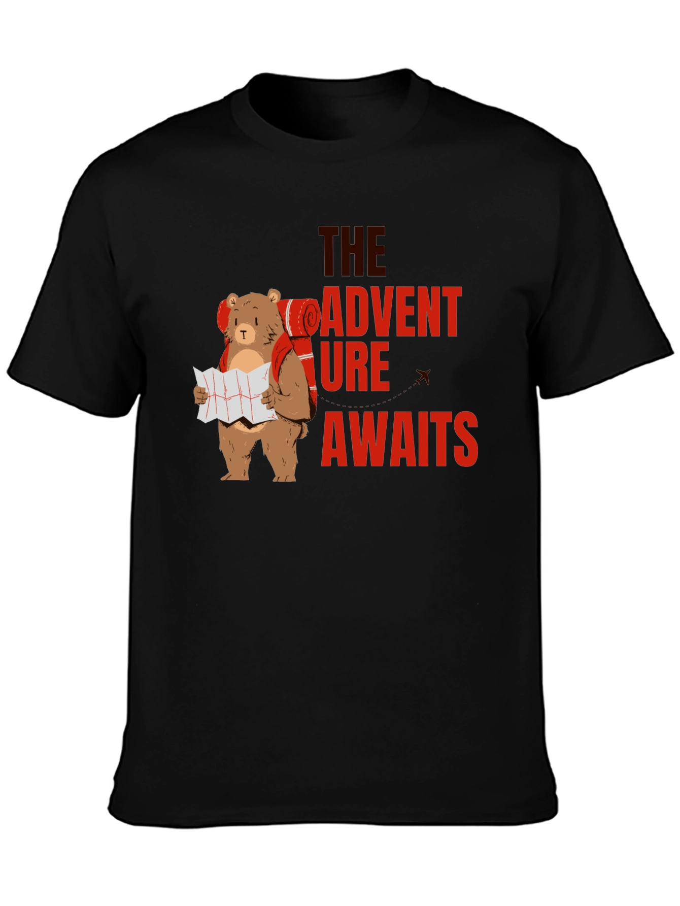 Adventure Awaits Bear Graphic Tee