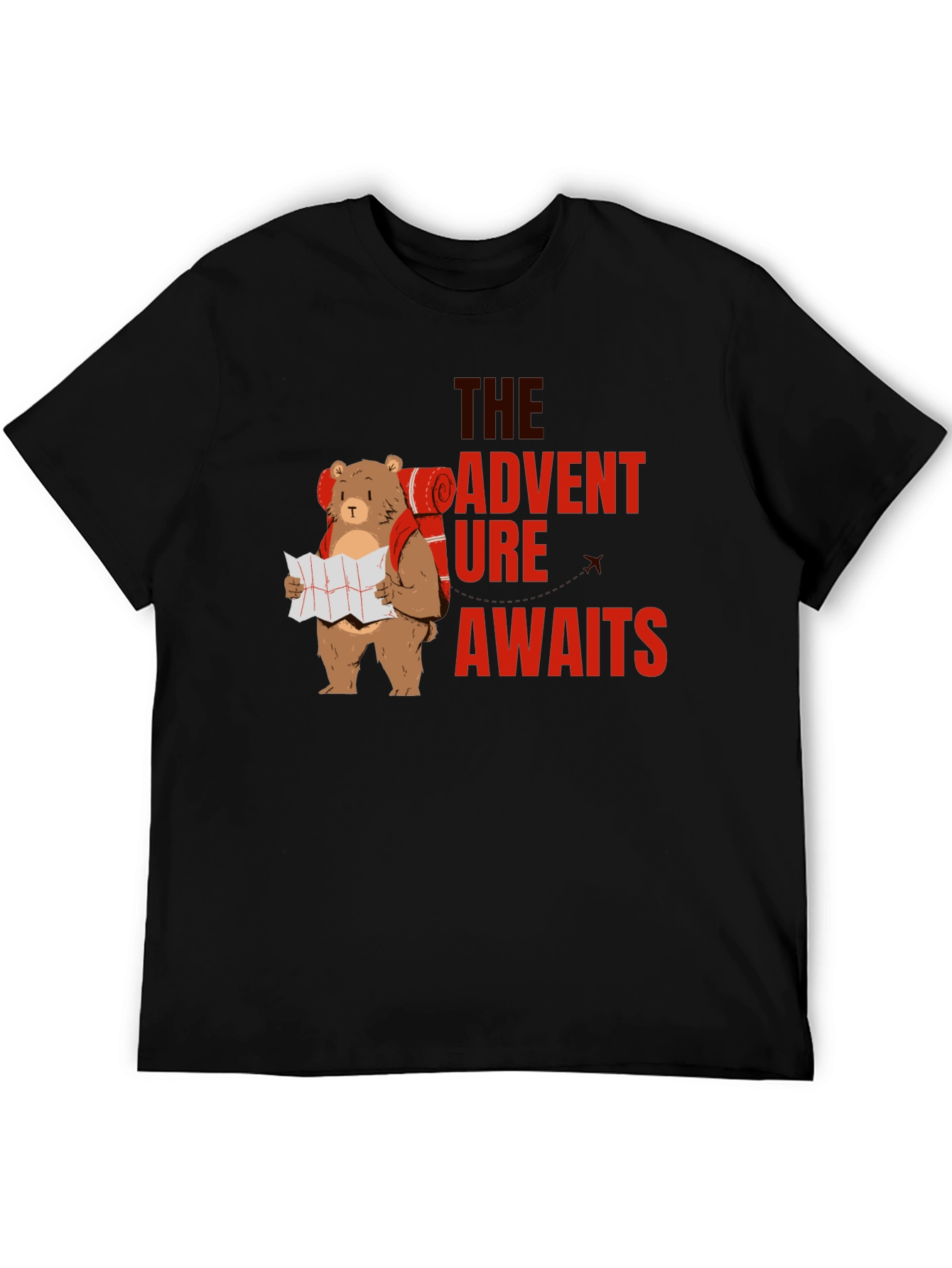 Adventure Awaits Bear Graphic Tee