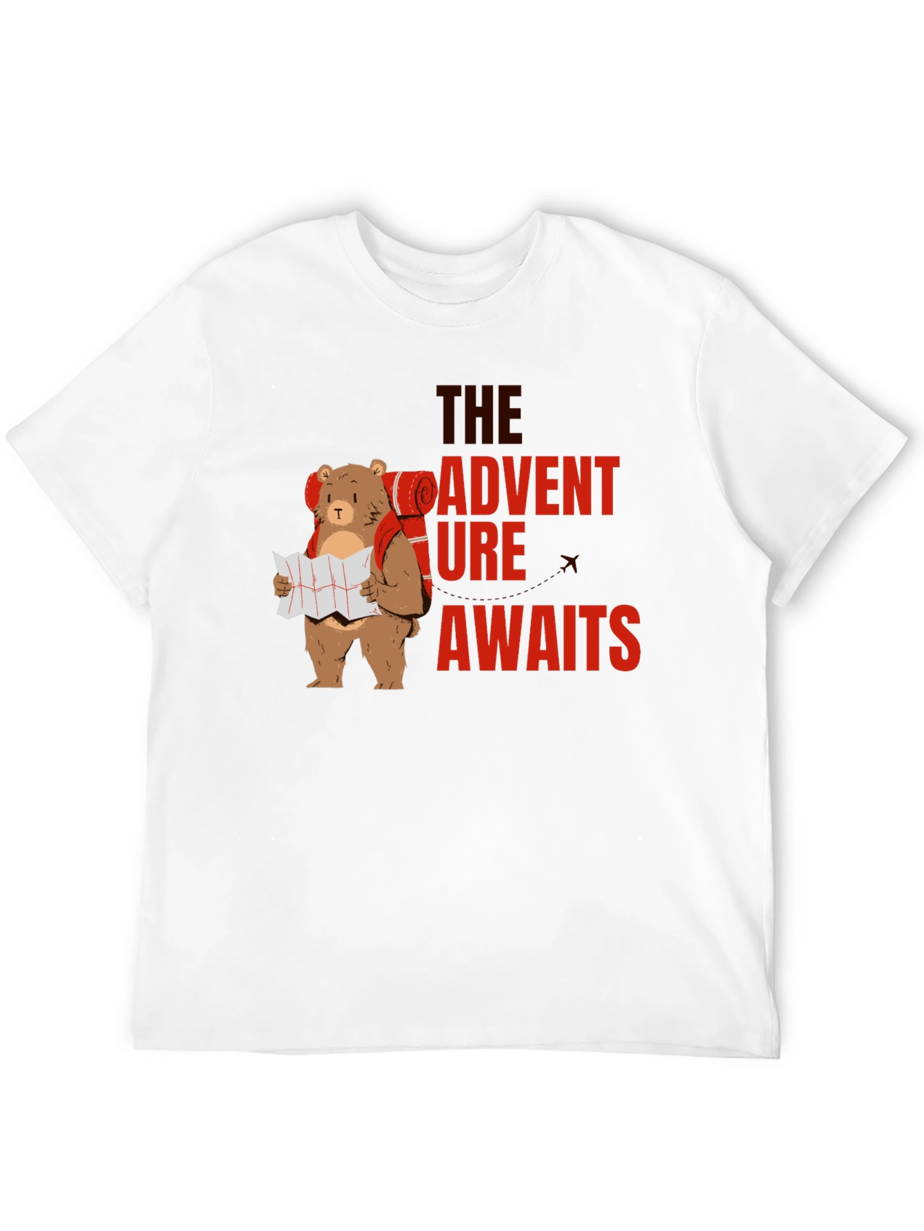 Adventure Awaits Bear Graphic Tee