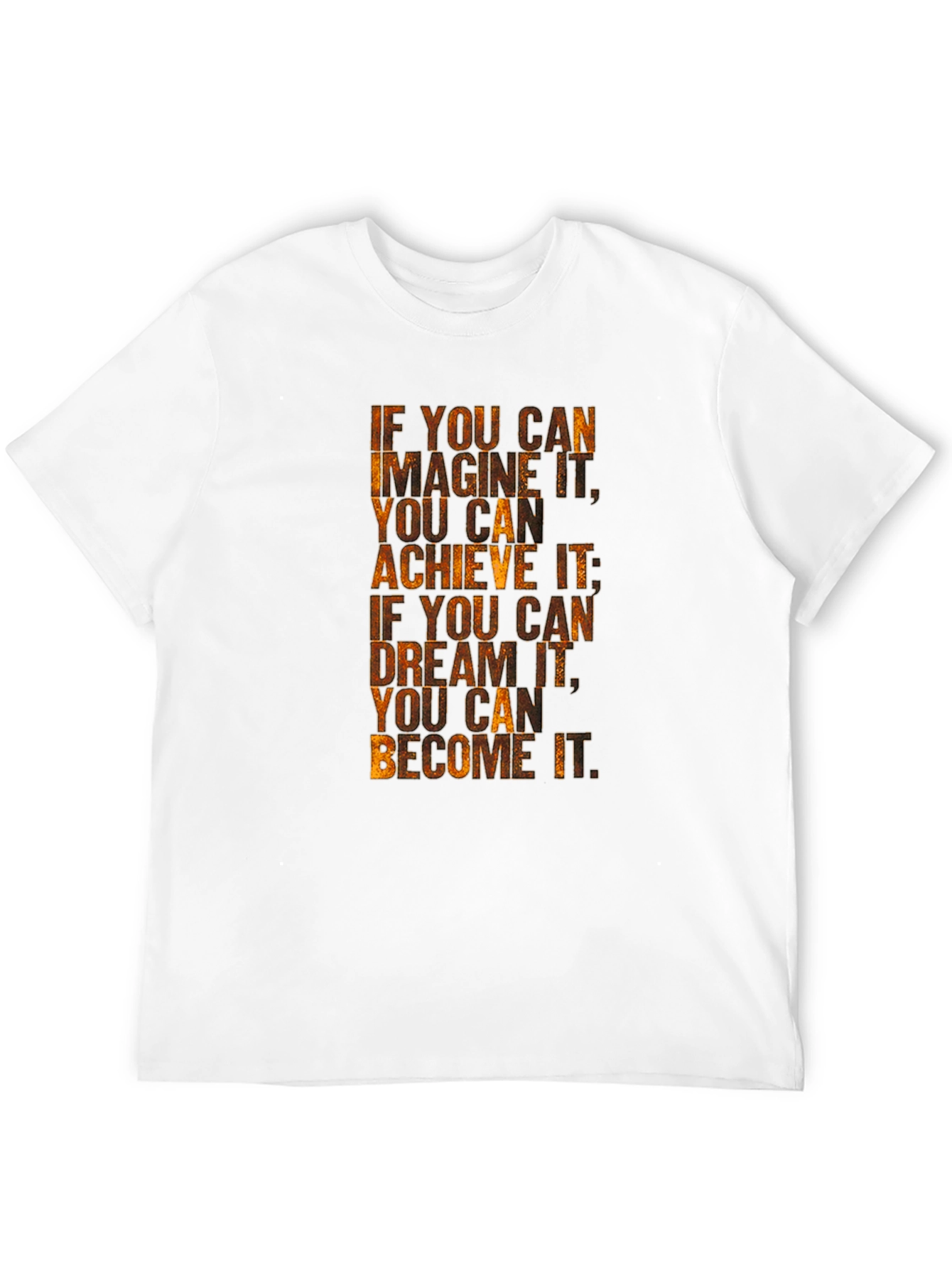 Motivational Quote Graphic Tee - Imagine Achieve Become!