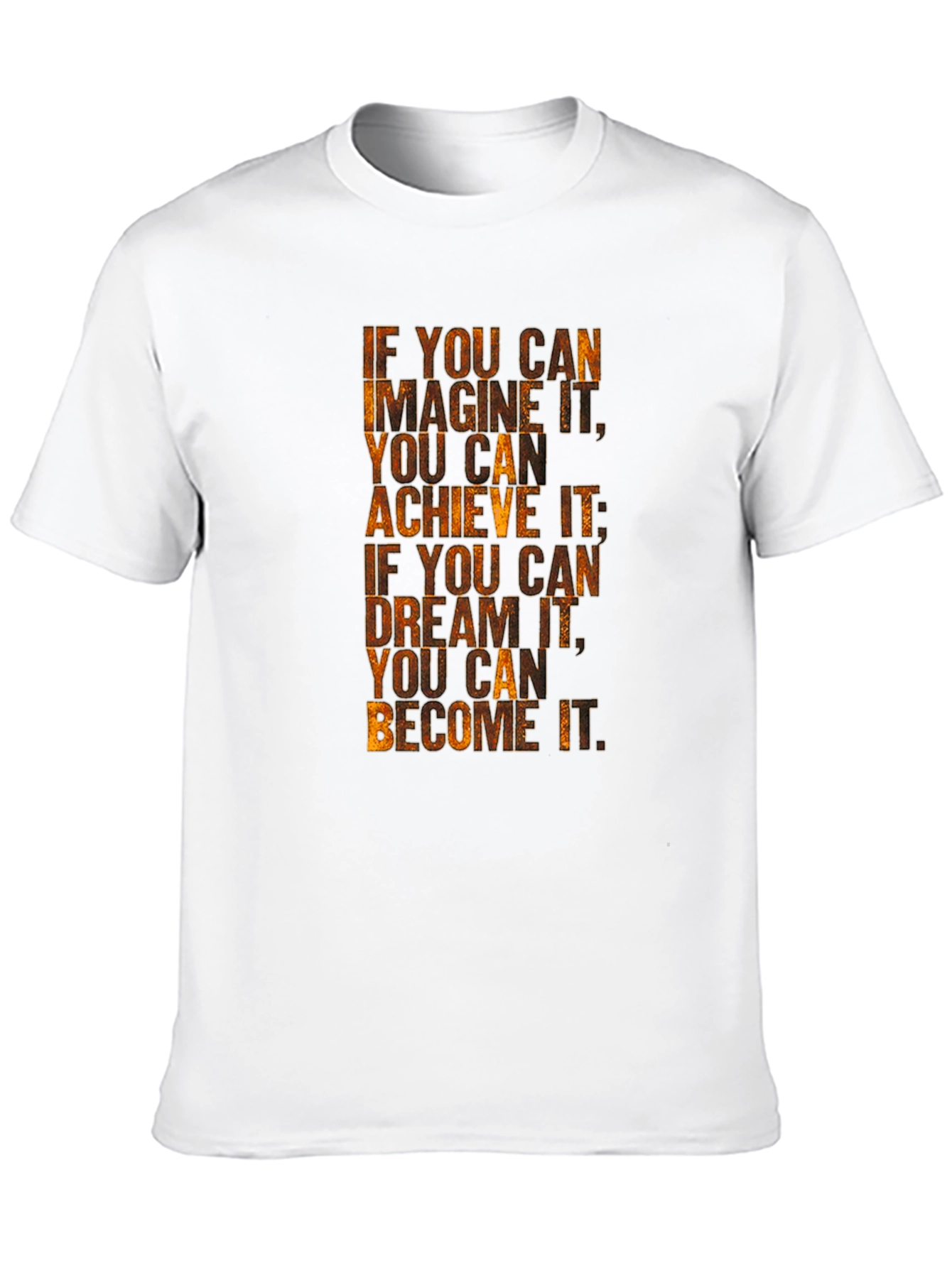 Motivational Quote Graphic Tee - Imagine Achieve Become!