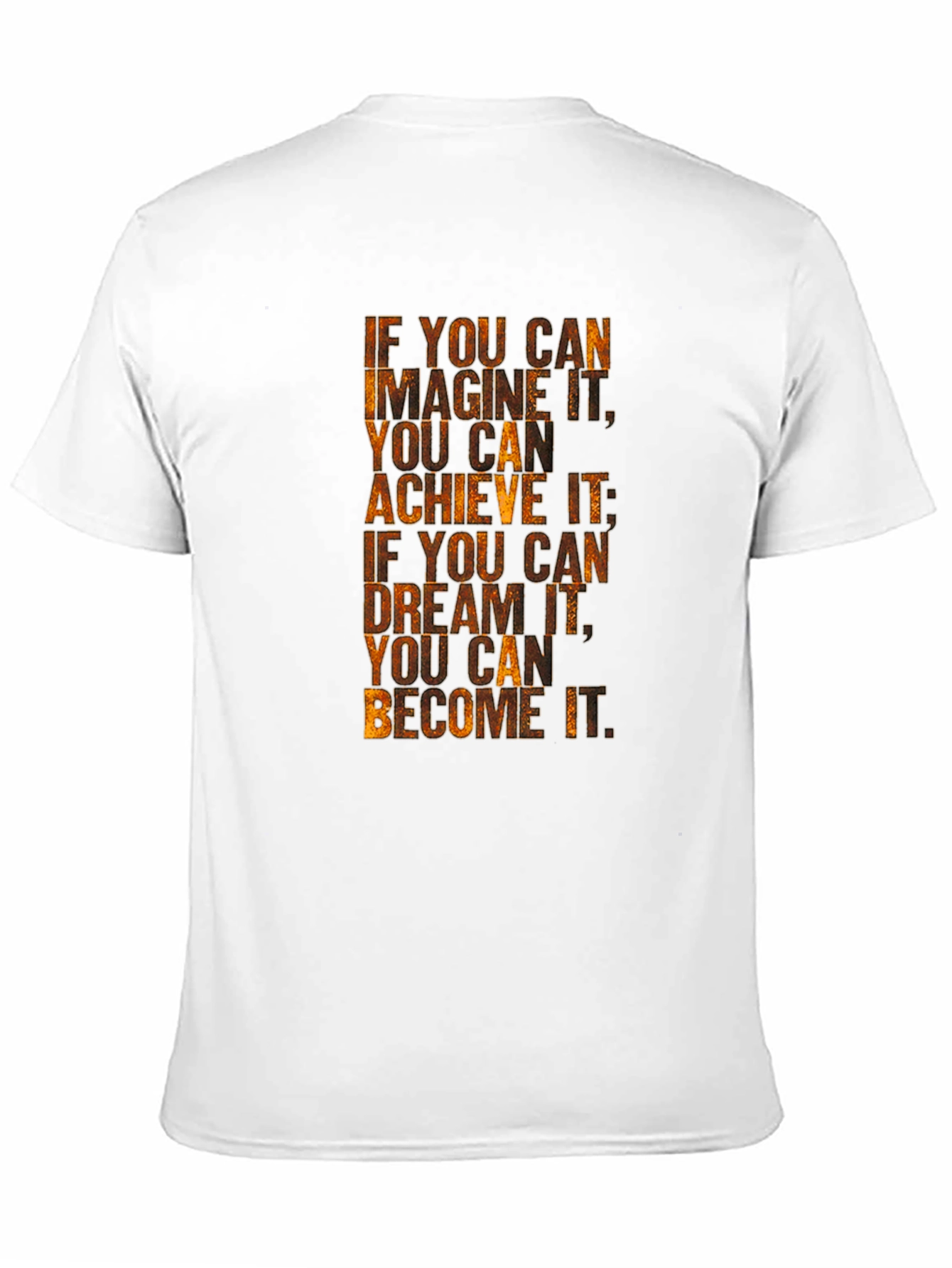 Motivational Quote Graphic Tee - Imagine Achieve Become!