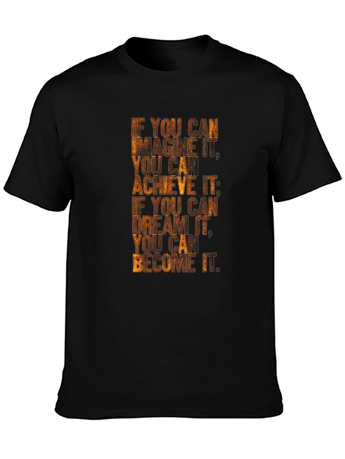 Motivational Quote Graphic Tee - Imagine Achieve Become!