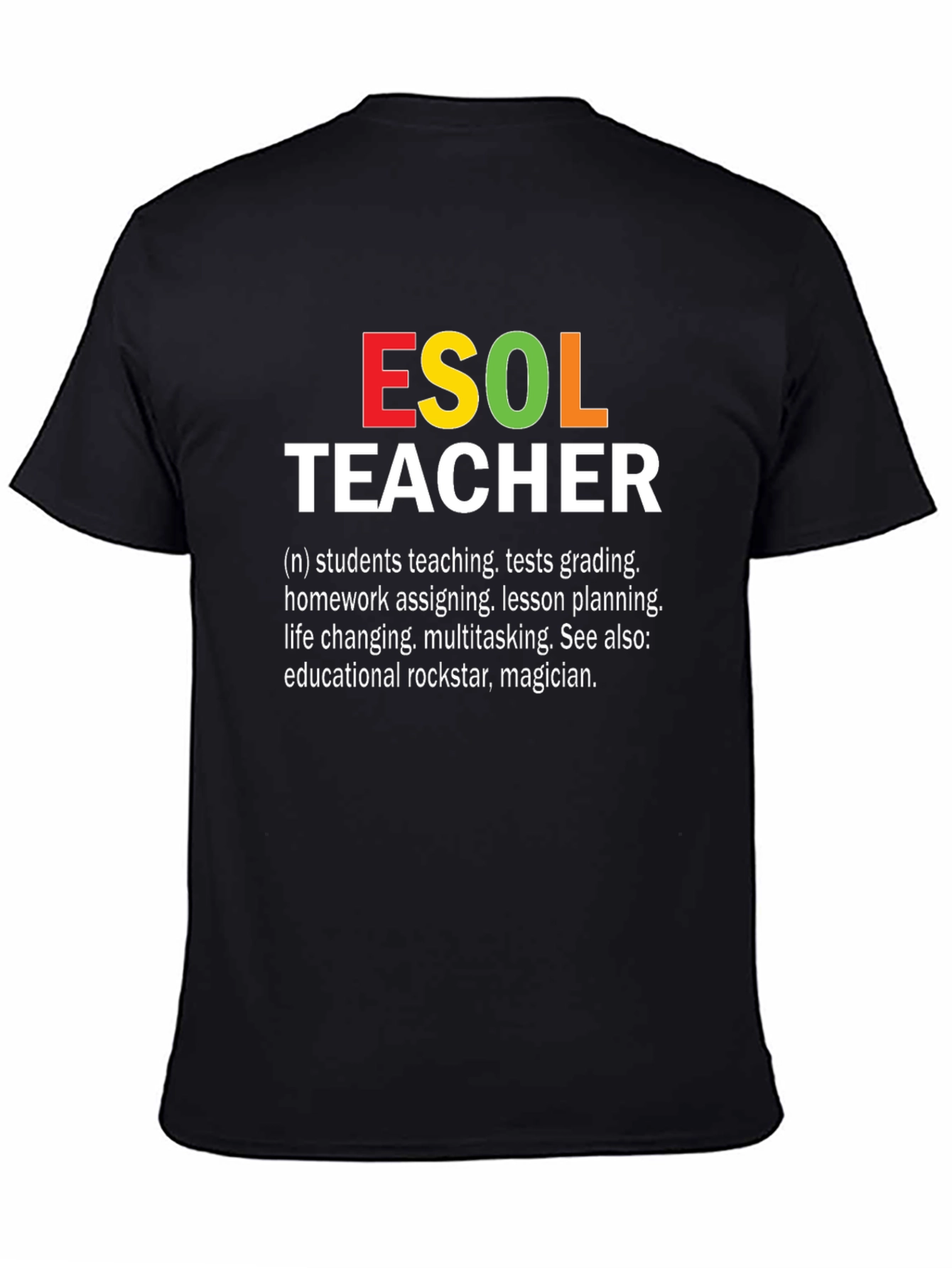 ESOL Teacher T-Shirt: Rockstar Educator Apparel