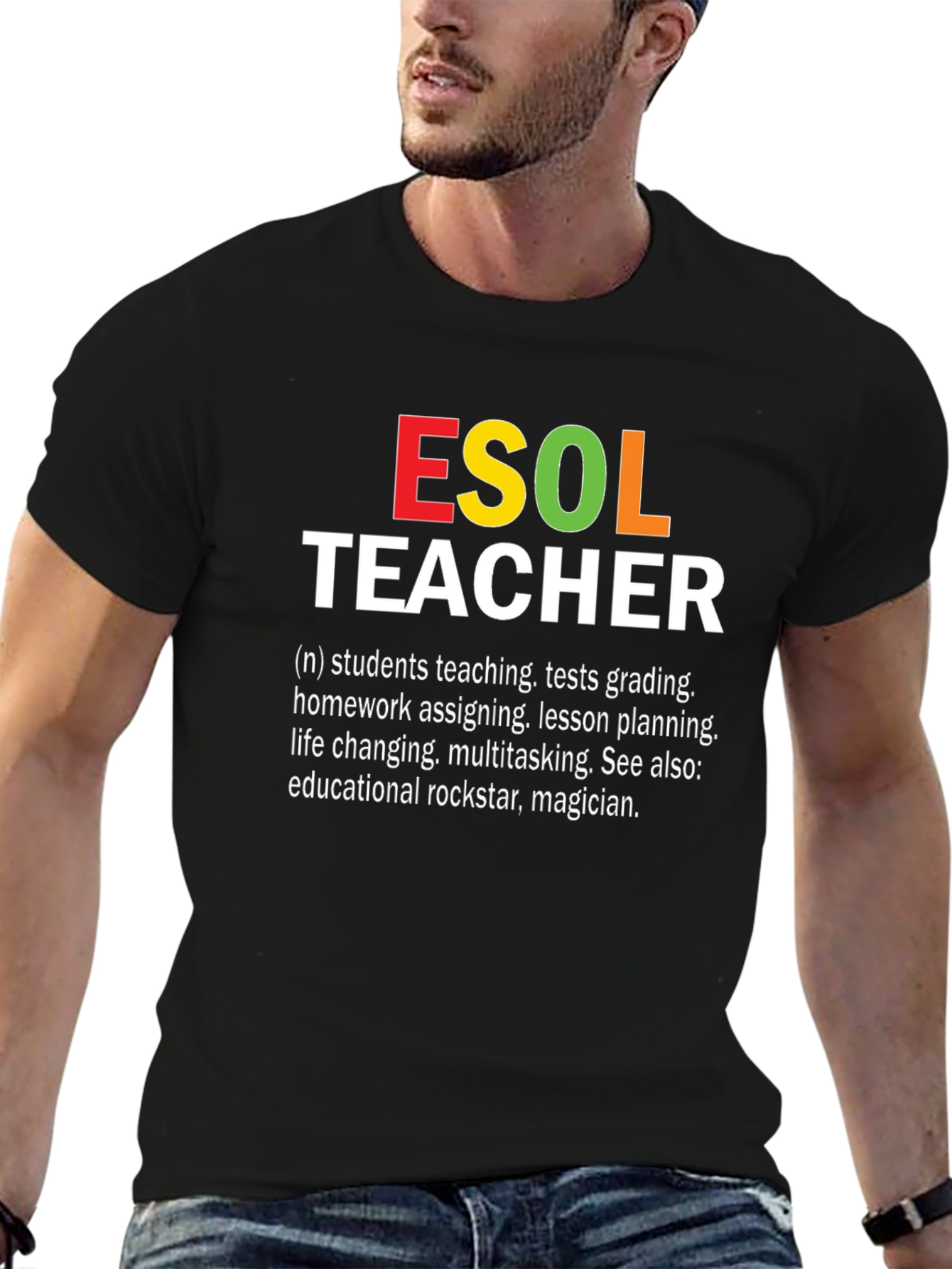 ESOL Teacher T-Shirt: Rockstar Educator Apparel