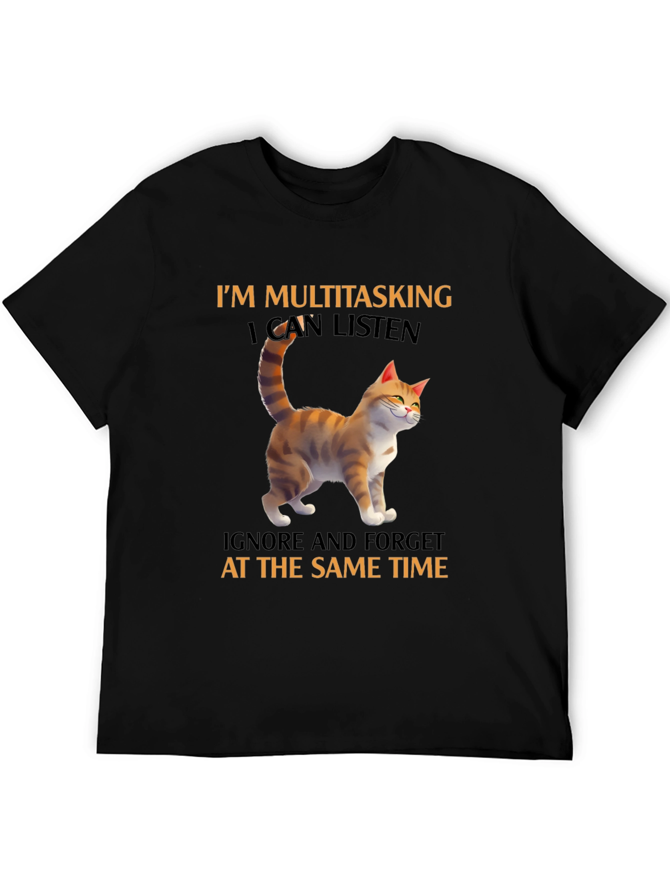 Multitasking Cat T-Shirt