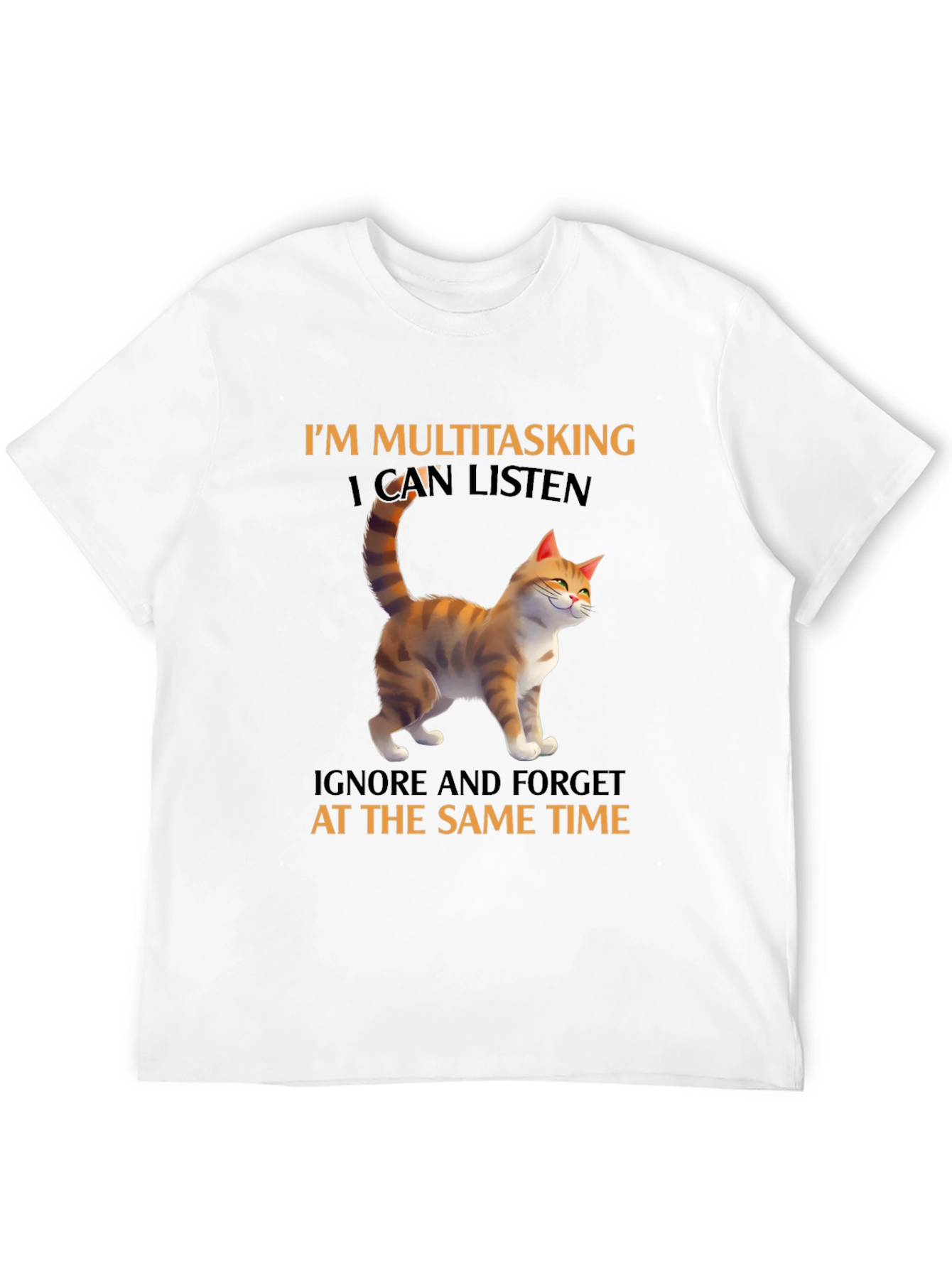 Multitasking Cat T-Shirt