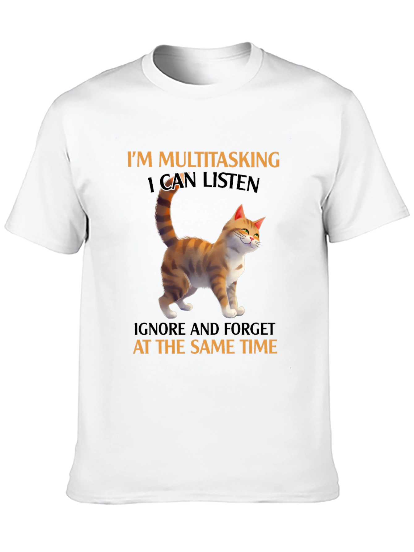 Multitasking Cat T-Shirt