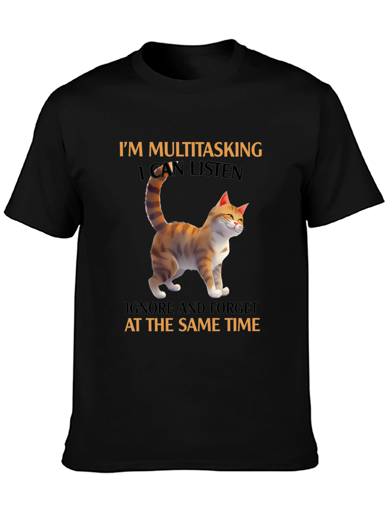 Multitasking Cat T-Shirt