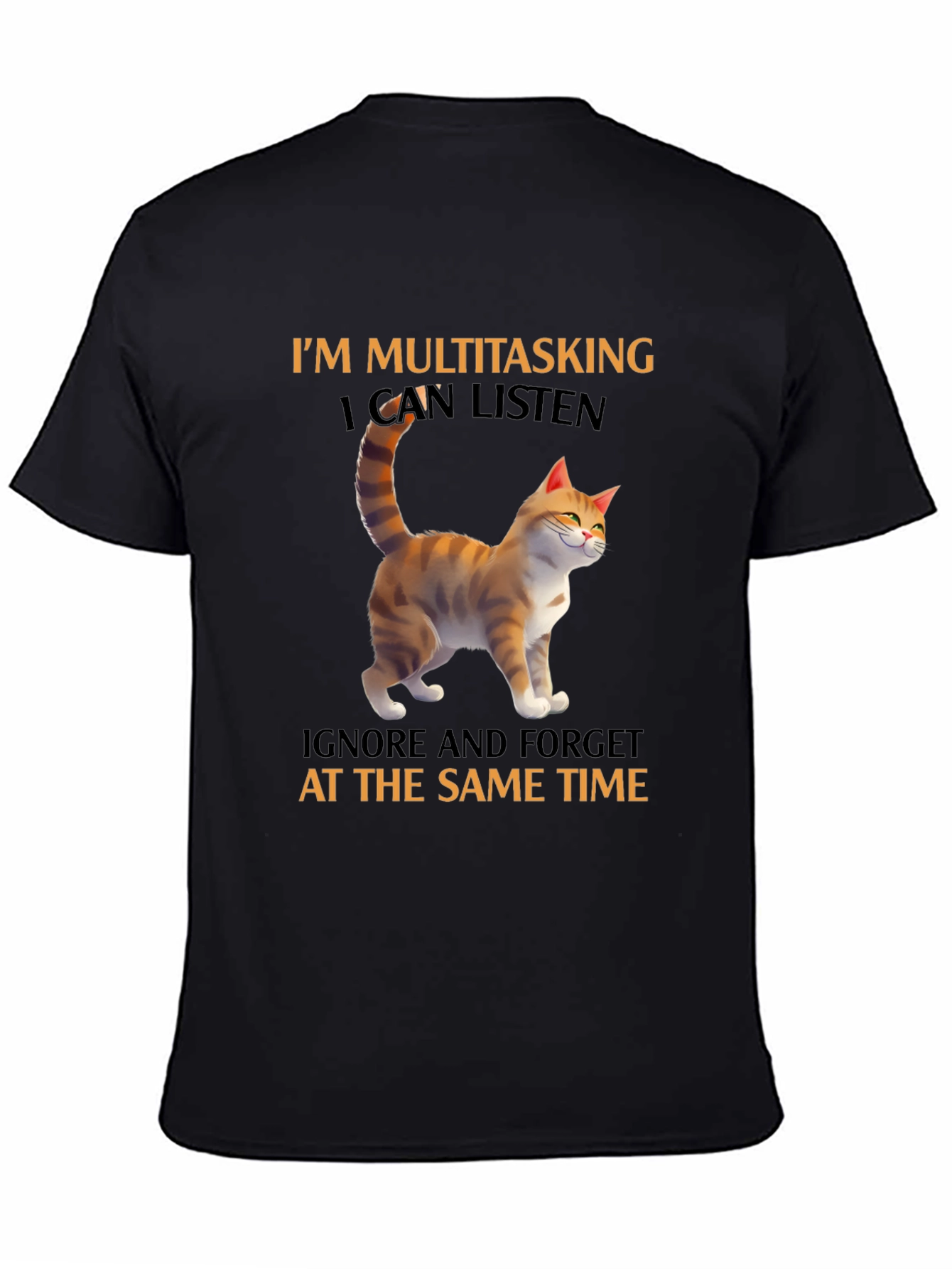 Multitasking Cat T-Shirt