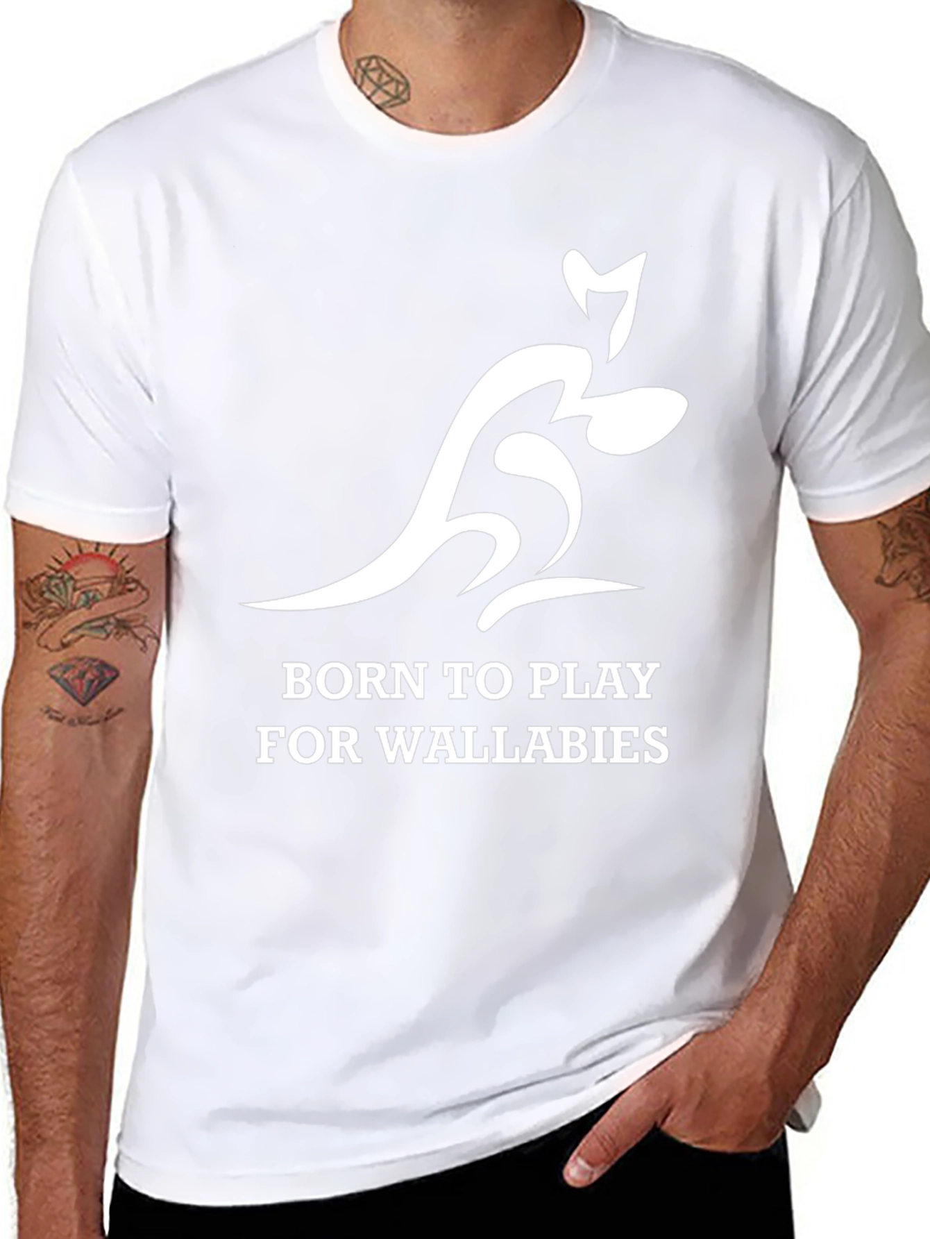 Wallabies Fan T-Shirt - Born to Play