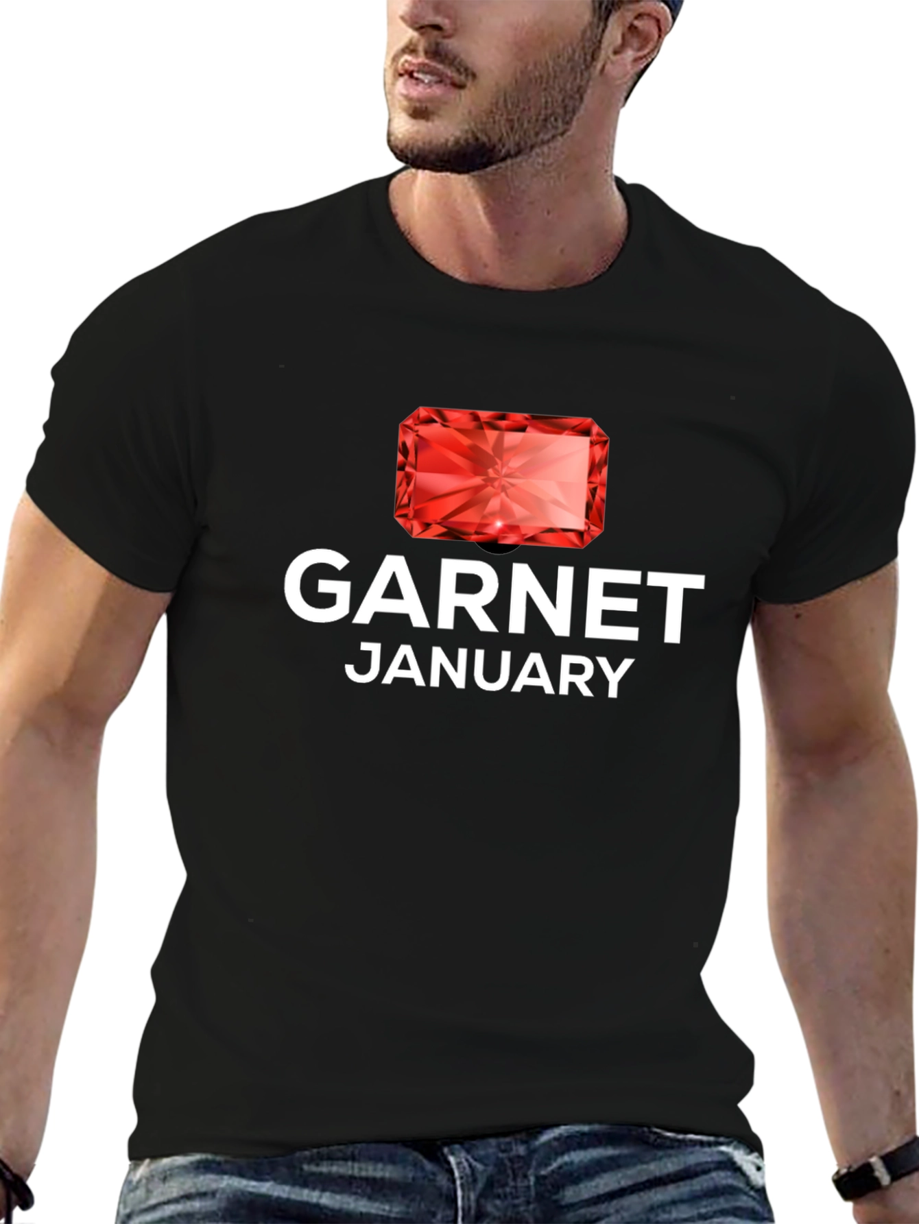 Garnet January Birthstone T-Shirt
